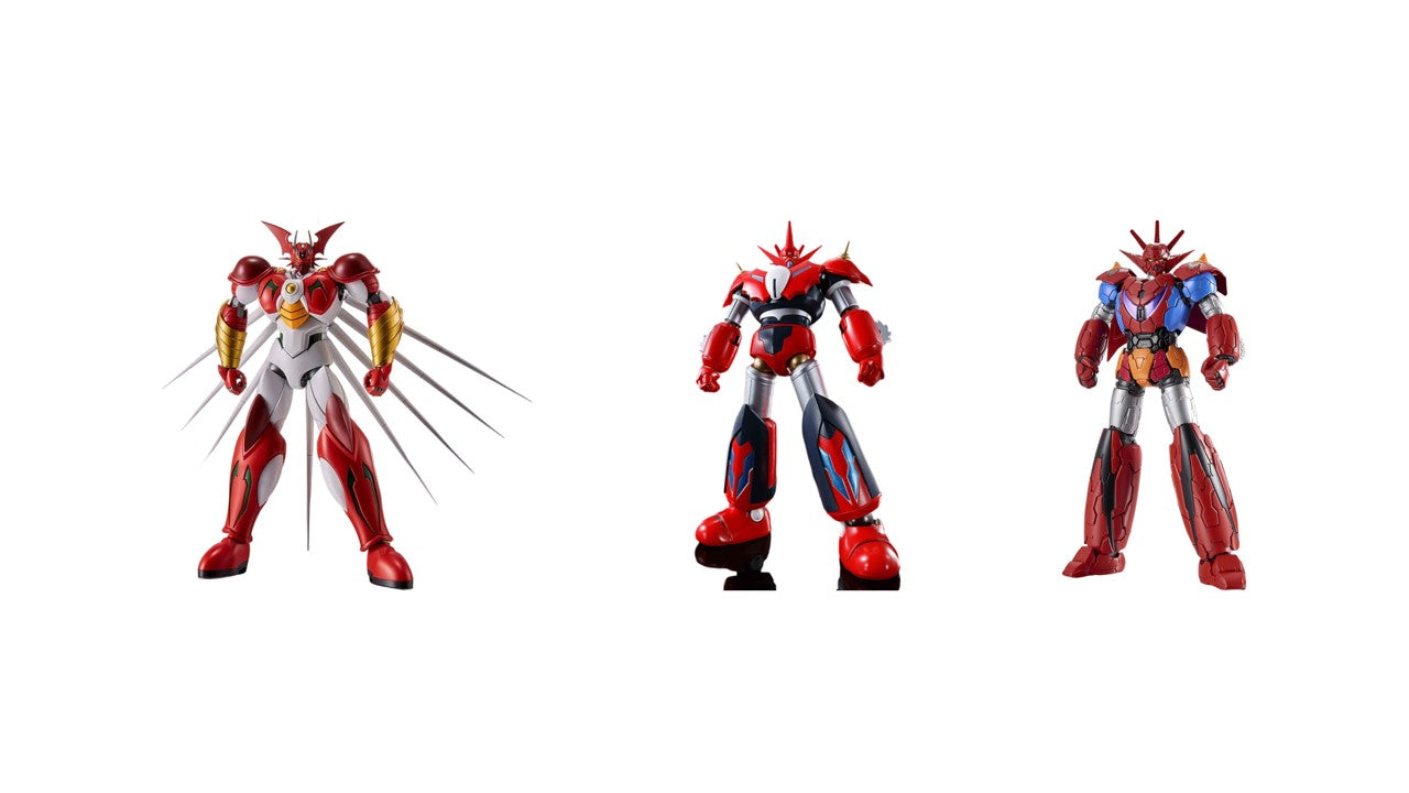 Getter Robo model kits and figures collection