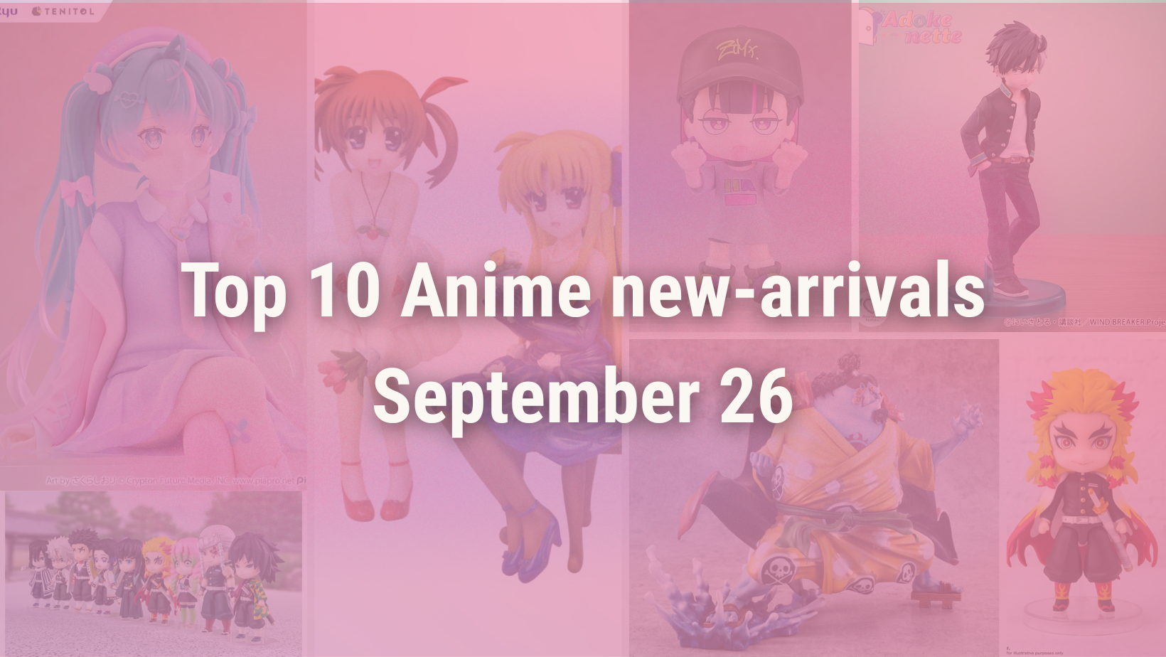 Top 10 Anime new-arrivals - September 26