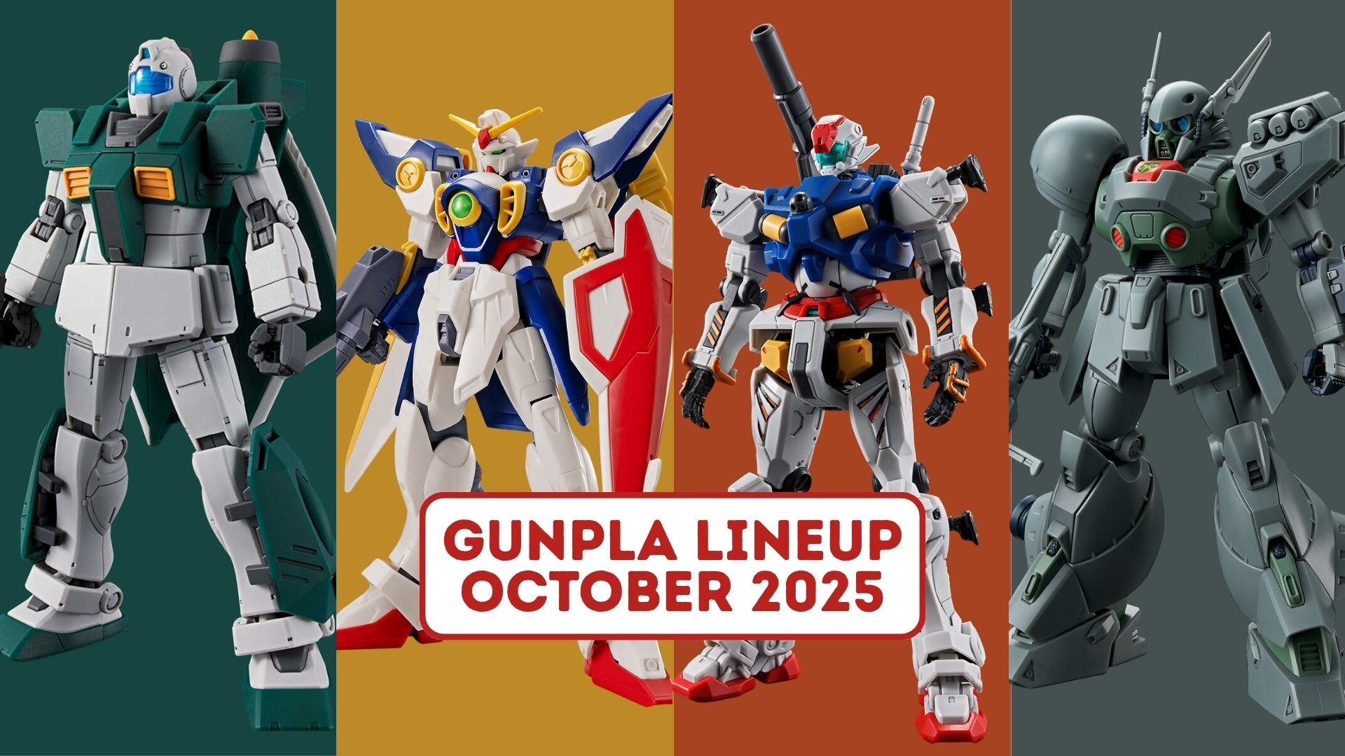 GunPla Lineup October 2025 — What's Coming This Month | P-Rex Hobby