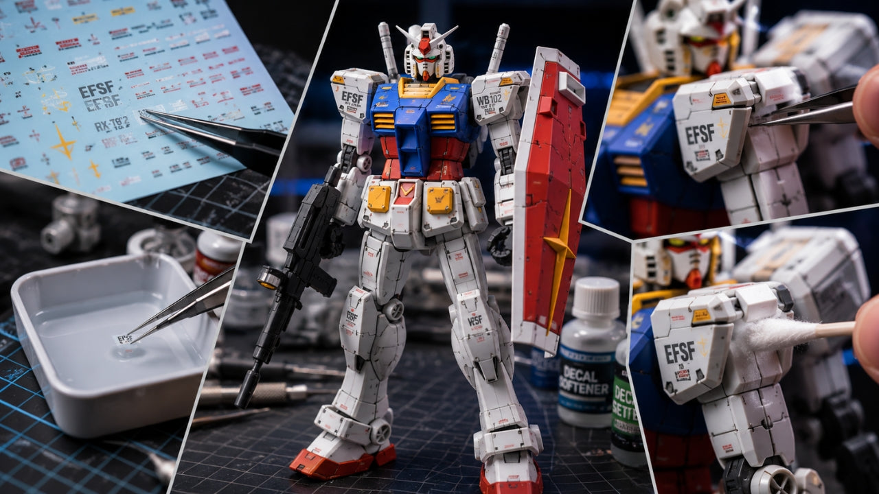 How to Apply Waterslide Decals on Gunpla Without Ruining Them