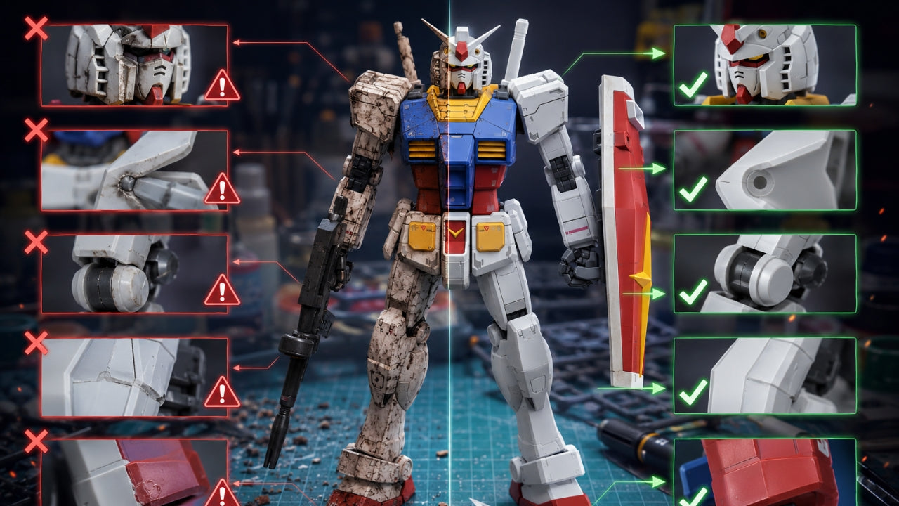 Top 10 Gunpla Building Mistakes and How to Fix Them