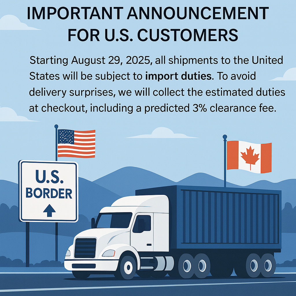 IMPORTANT ANNOUNCEMENT FOR U.S. CUSTOMERS