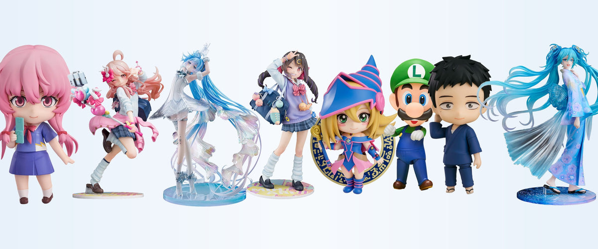 Eight Good Smile Company pre-order figures ranked by collector demand — Yuno Gasai, Hatsune Miku, Dark Magician Girl, Luigi and more