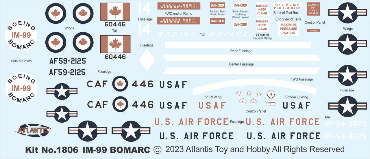 Atlantis 1/56 Boeing Bomarc Missile | 850041894157