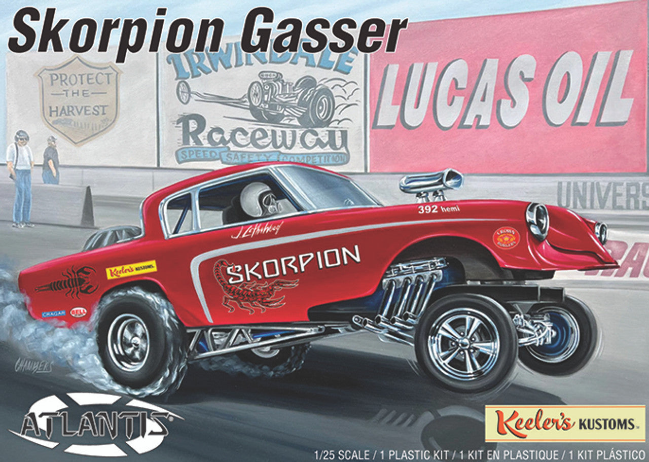 Atlantis 1/25 Keelers Kustom's Studebaker Funny Car | 850041894164