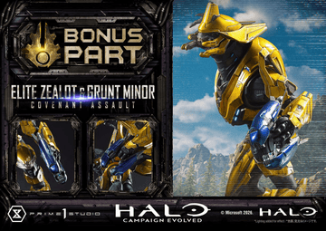 Ultimate Premium Masterline Halo: Campaign Evolved Elite Zealot & Grunt Minor: Covenant Assault Bonus Version