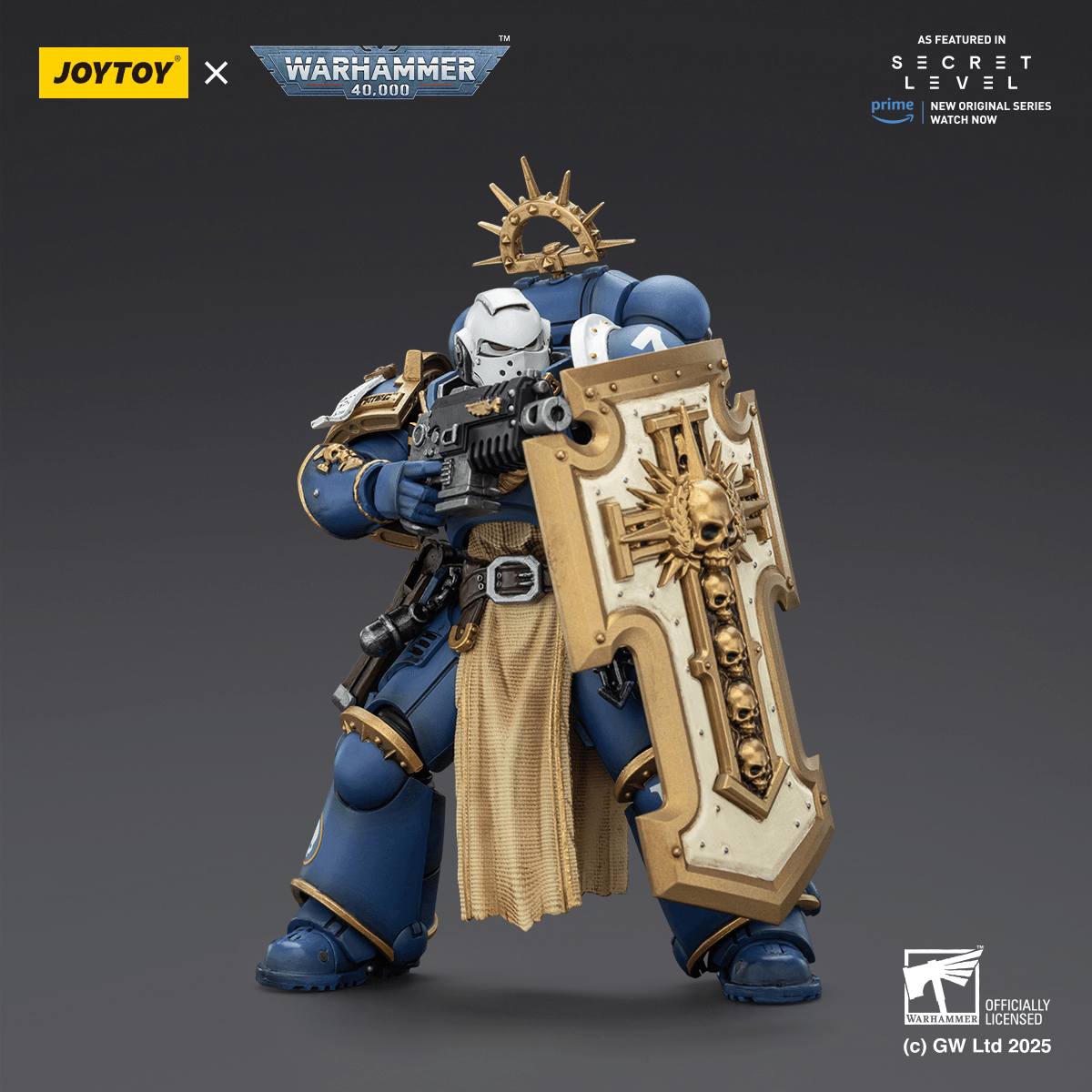 Ultramarines Levantus with Power Sword, Stormshield and Bolt Pistol | 6927054402793