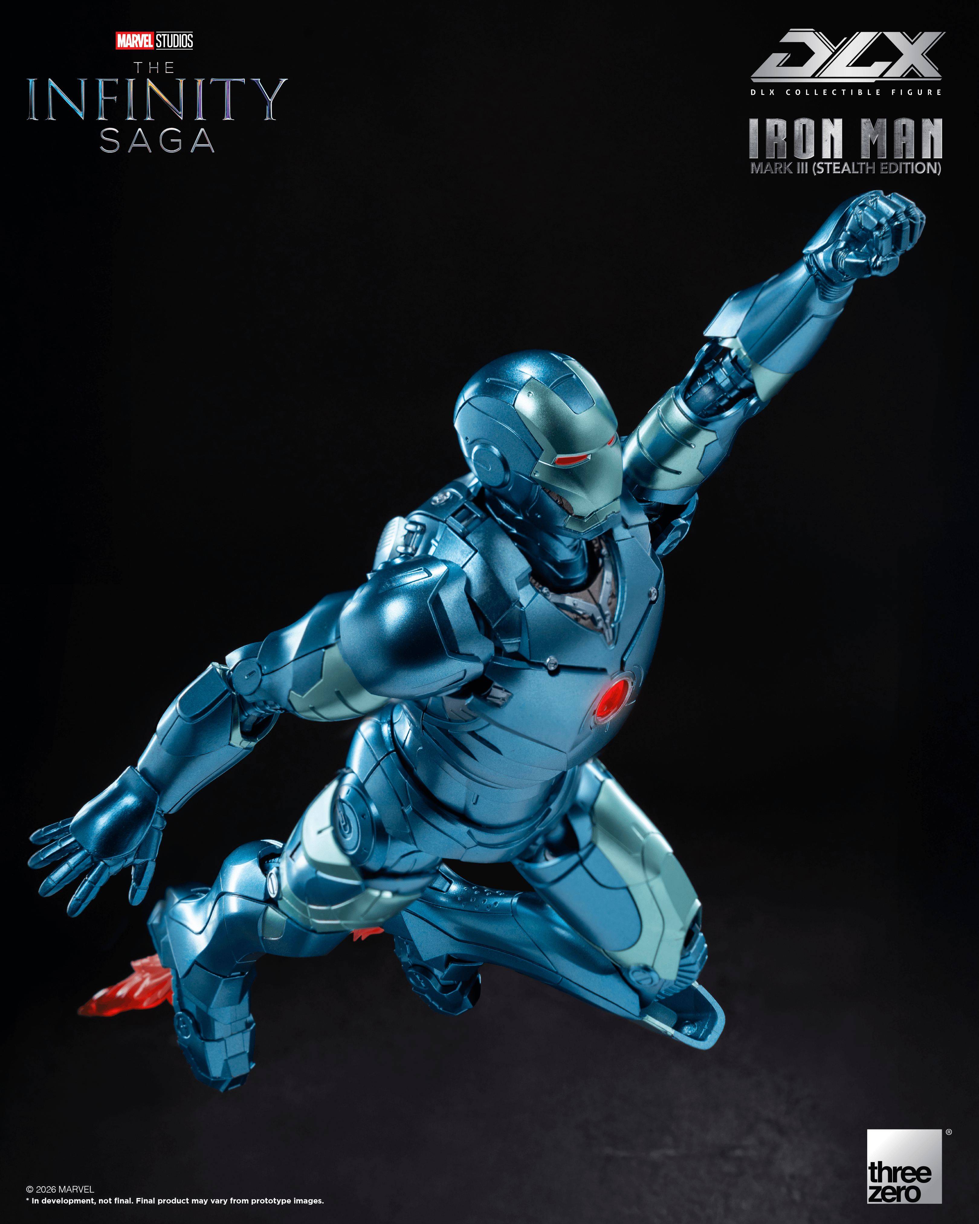 Marvel Studios: The Infinity Saga - DLX Iron Man Mark 3 (Stealth Edition) | 4895250821842