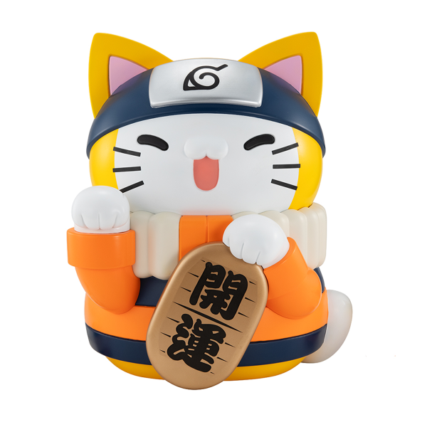 MegaHouse MEGA CAT PROJECT NARUTO Nyanto! The Big Series Nyaruto Fortune Cats Giant Ver. | 4535123841606
