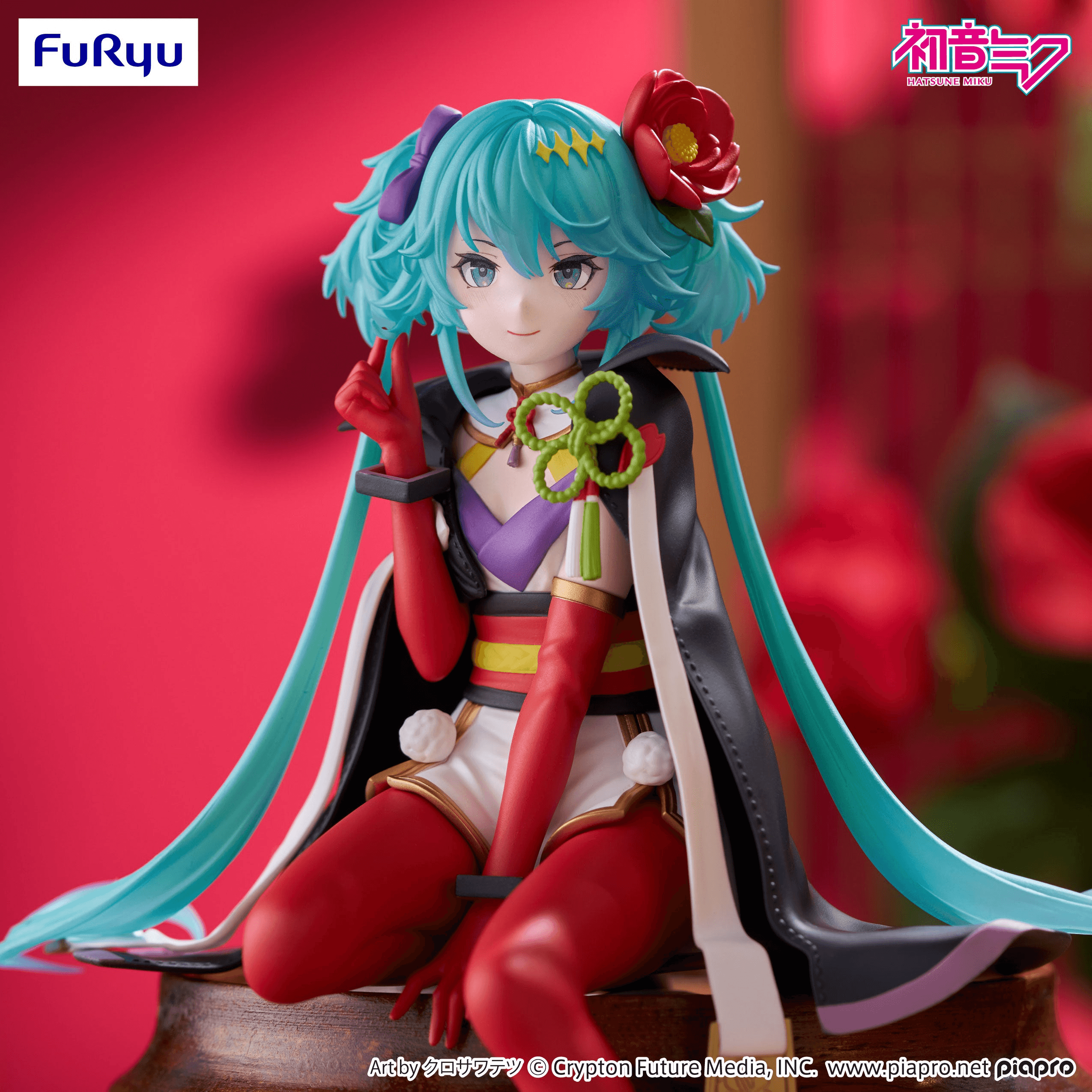 Hatsune Miku Noodle Stopper Figure -Flower Fairy Camellia- | 4571623508441