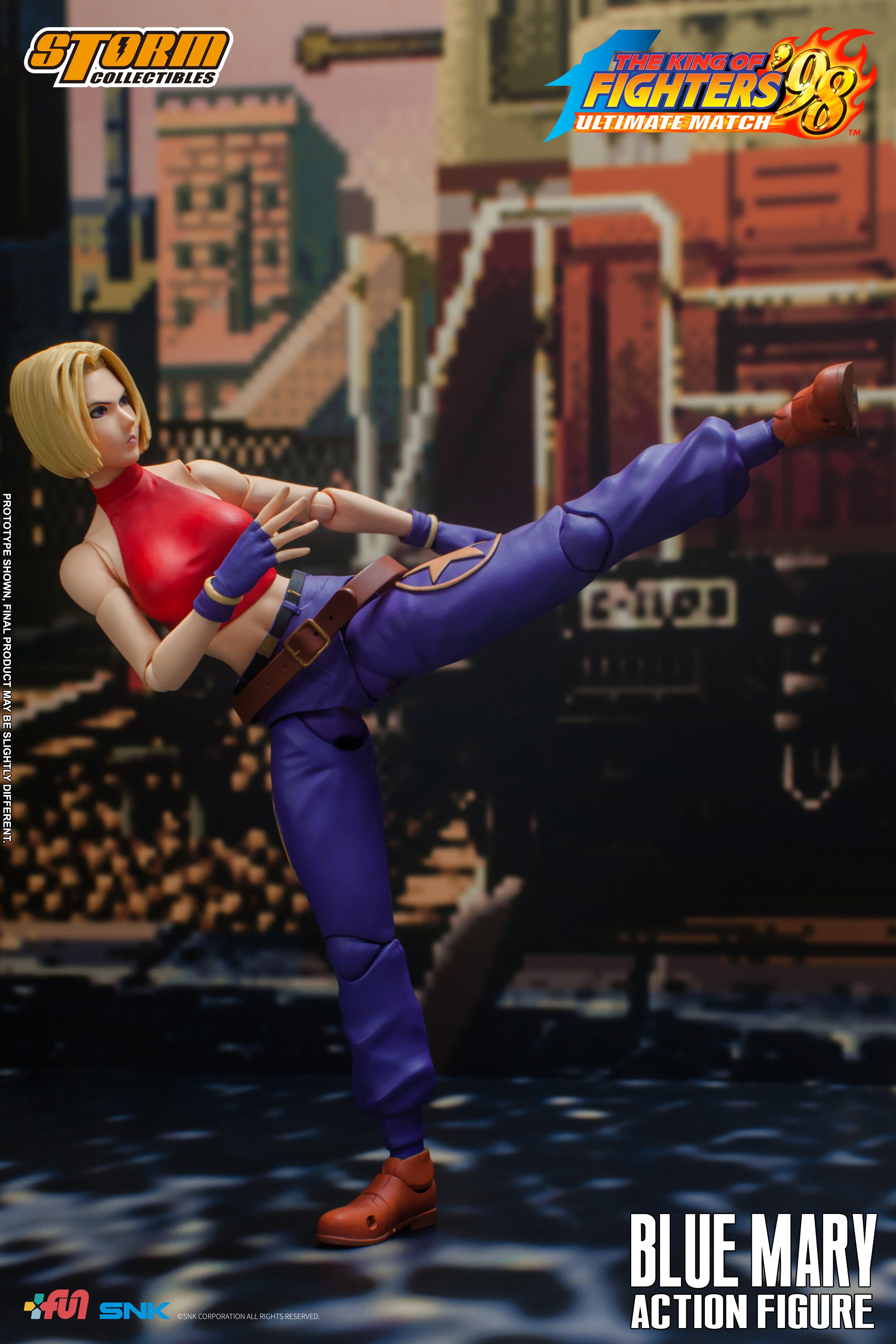 Storm Collectibles 1/12 Action Figure Blue Mary "King of Fighters '98" | 4897072872187