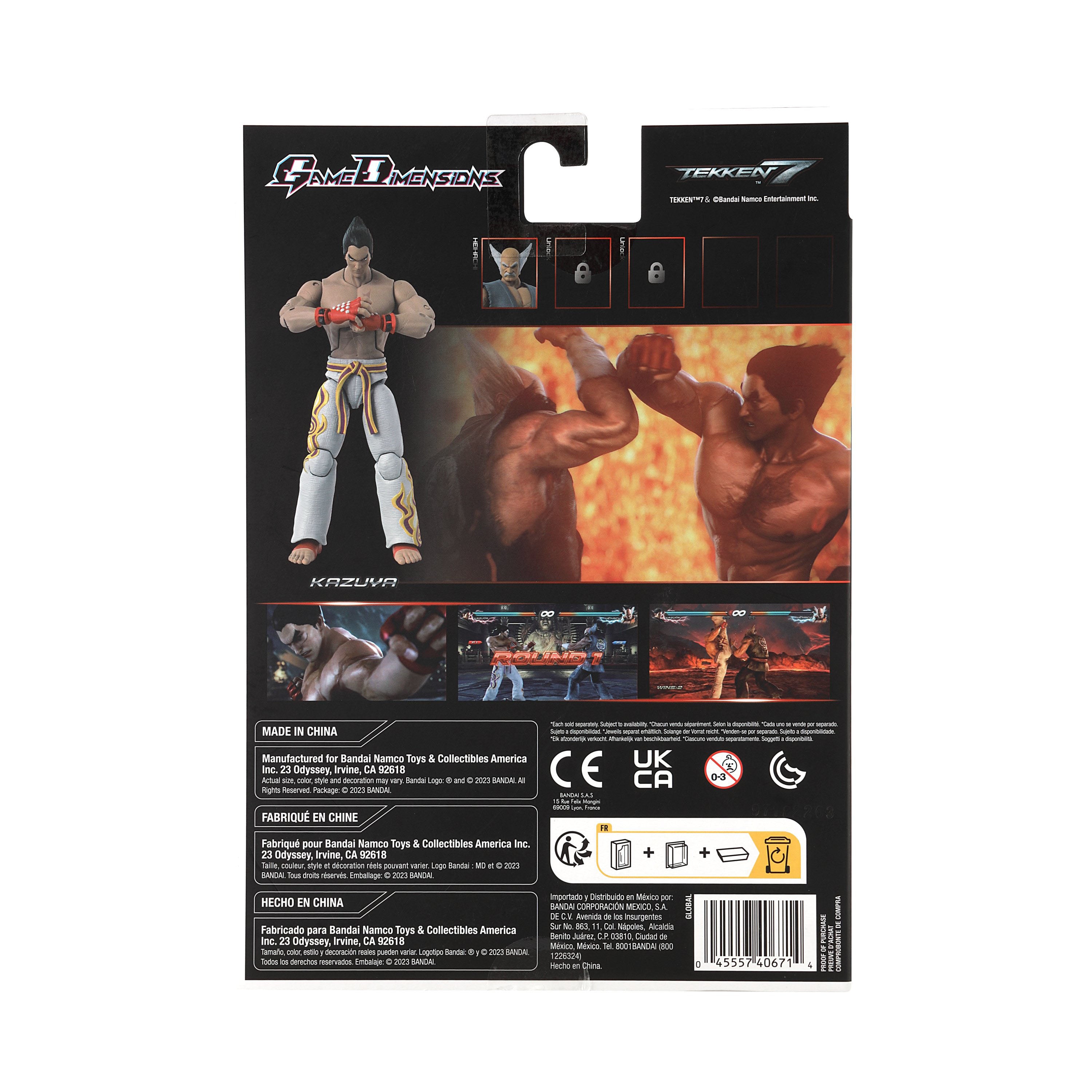Bandai GameDimensions Tekken Action Figure -Kazuya Mishima- "Tekken 7" | 45557406714