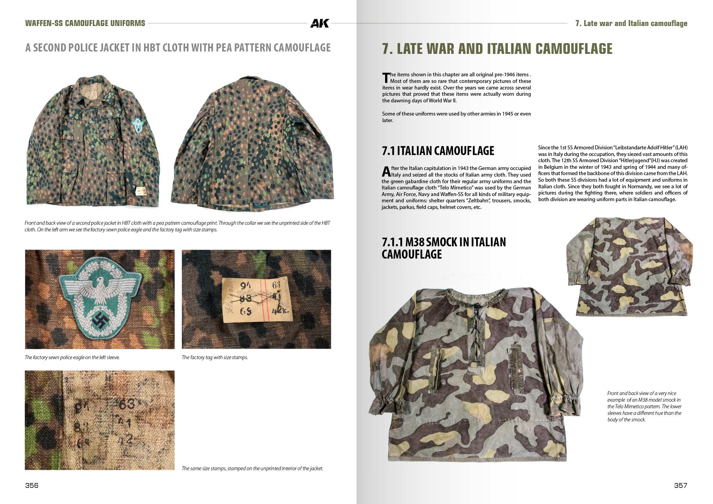 AK Interactive Waffen-ss Camouflage Uniforms (English) | 8435568337442