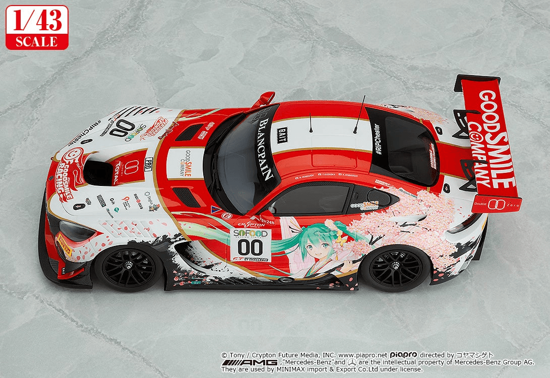 (Rerelease) 1/43 Good Smile Hatsune Miku AMG: 2017 SPA24H Ver.