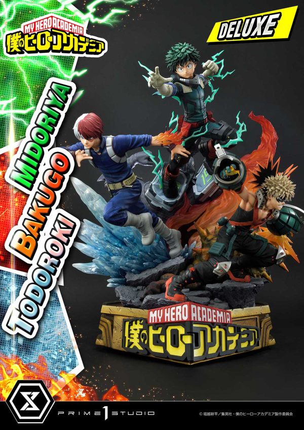 Prime 1 Studio Ultimate Premium Masterline My Hero Academia Midoriya, Bakugo & Todoroki Deluxe Version | 4582535945804