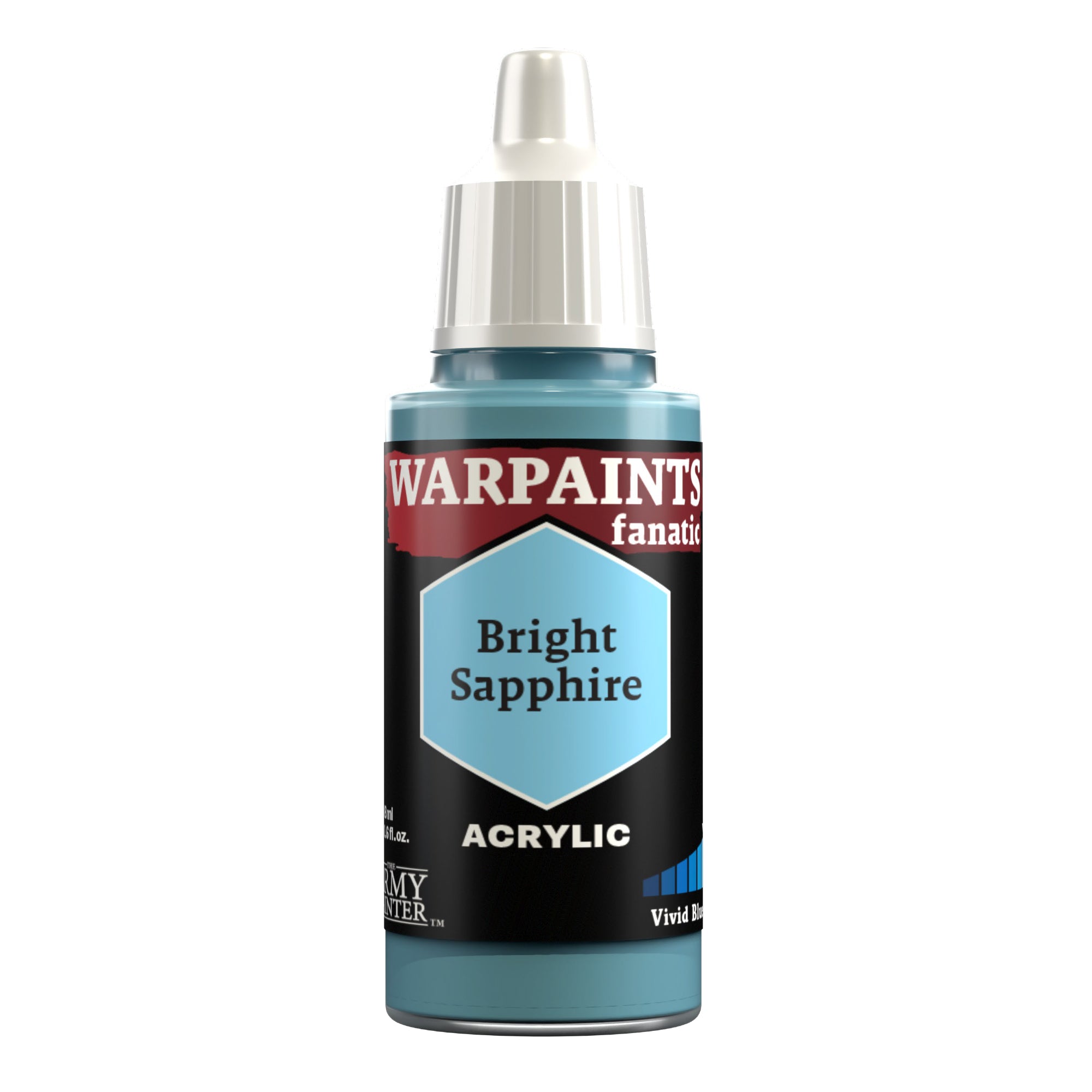 Army Painter Warpaints Fanatic Acrylic, Bright Sapphire | 5713799303003