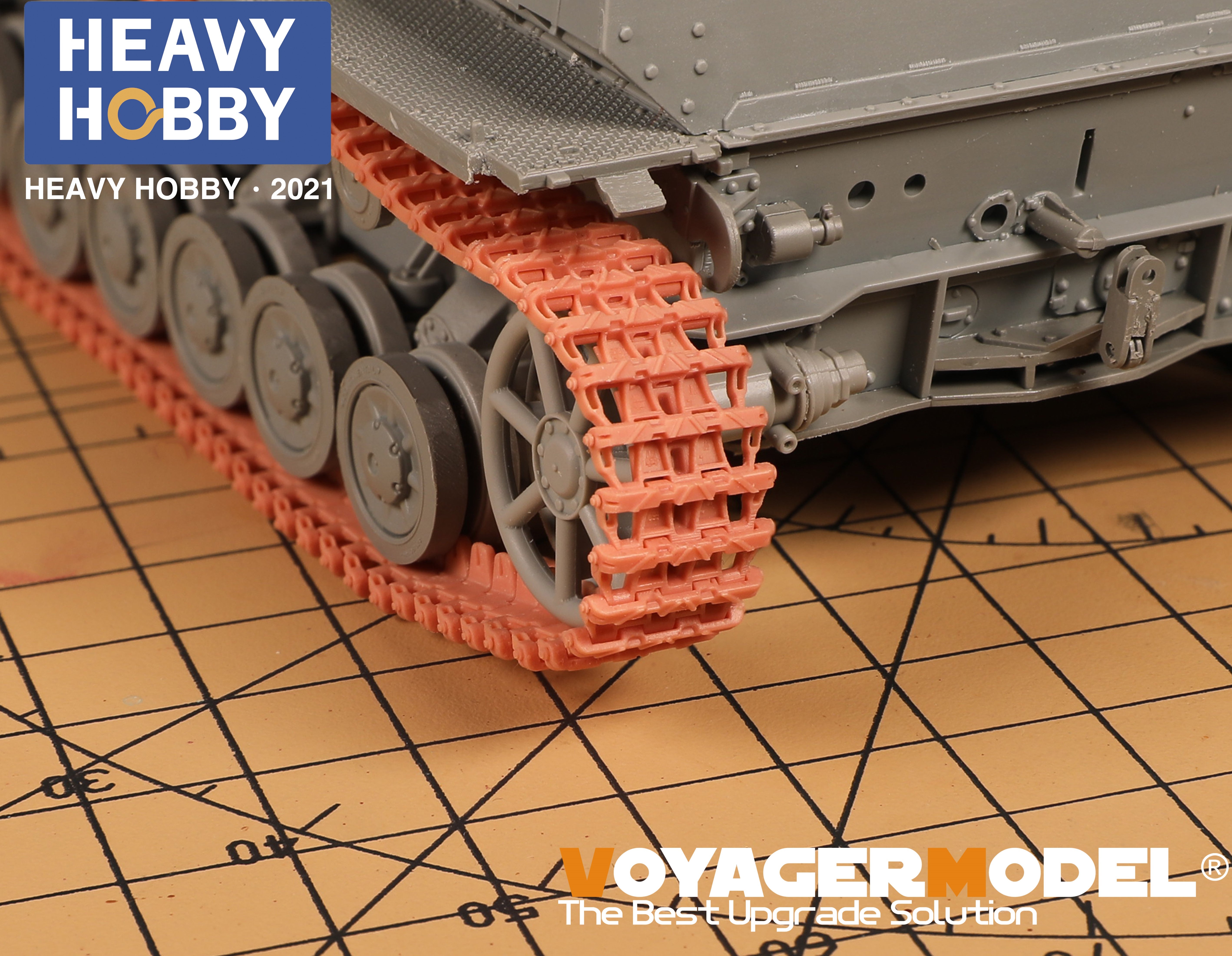 Heavy Hobby 1/35 WWII German Panzer III/IV 40cm Normal Track Late Pattern B | 6973146480293