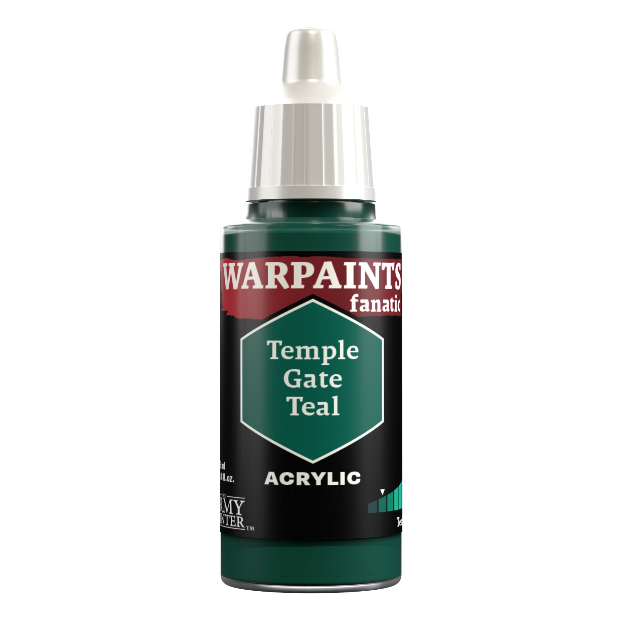 Army Painter Warpaints Fanatic Acrylic, Temple Gate Teal | 5713799304406