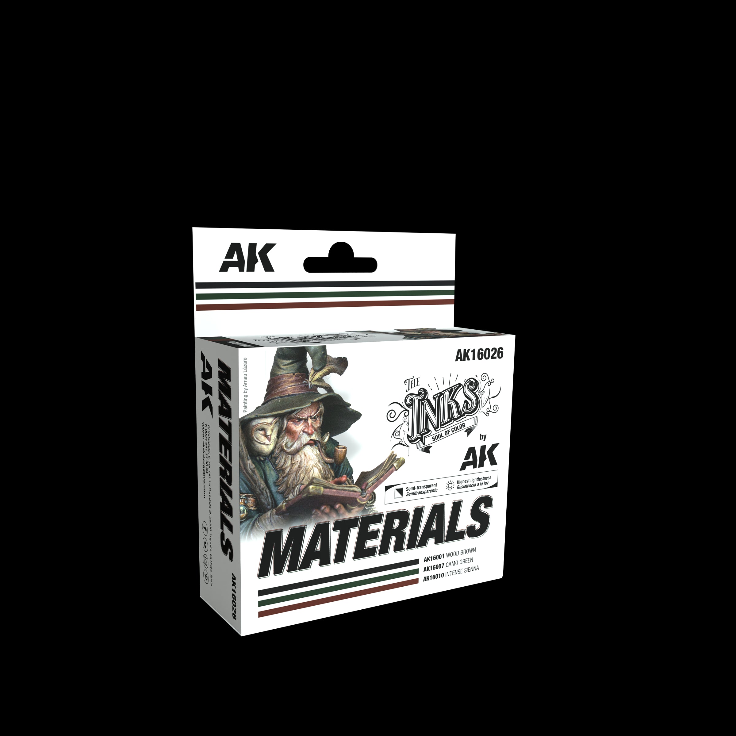 AK Interactive The INKS MATERIALS Set | 8435568339033