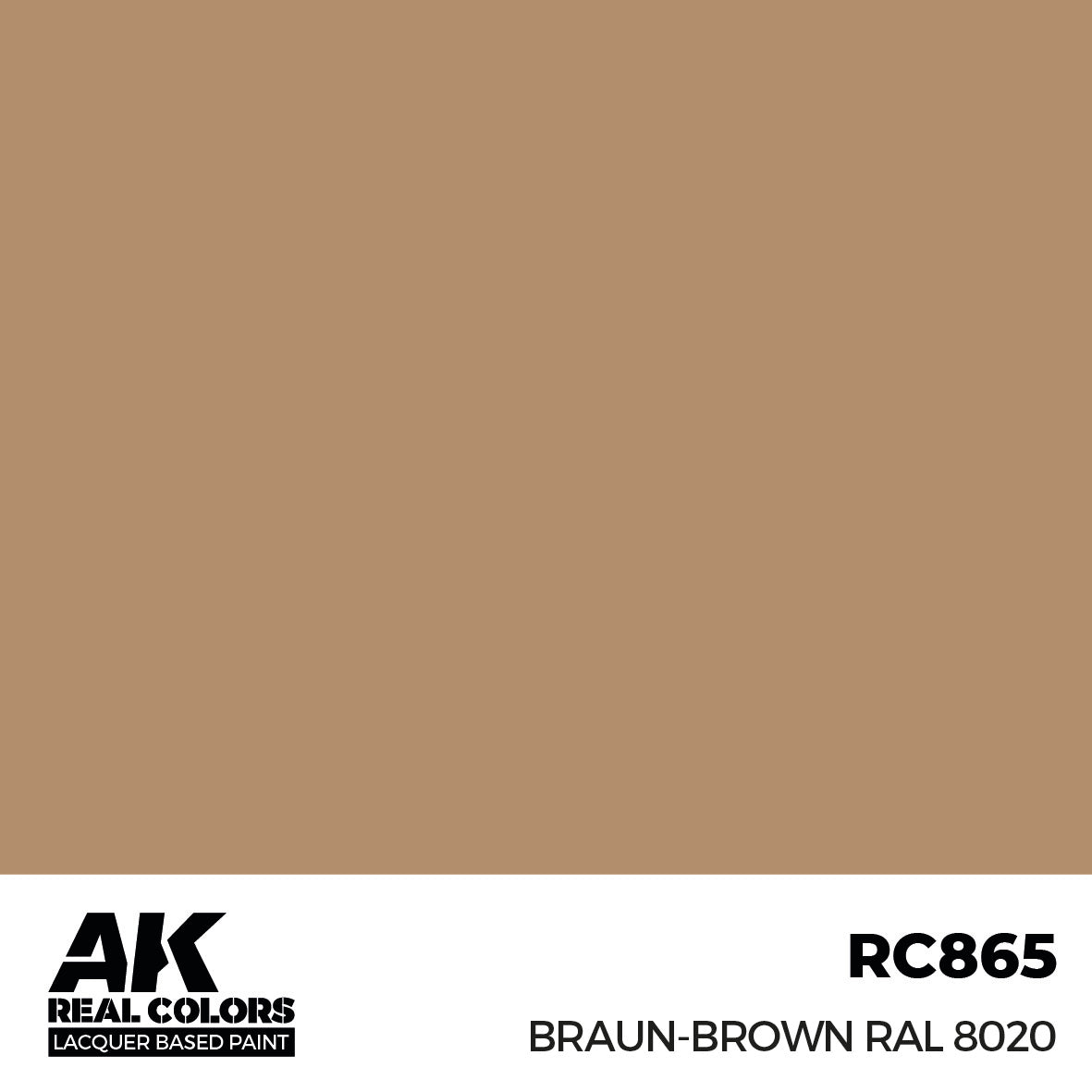 AK Interactive Real Colors Braun-Brown RAL 8020 17 ml. | 8435568336186
