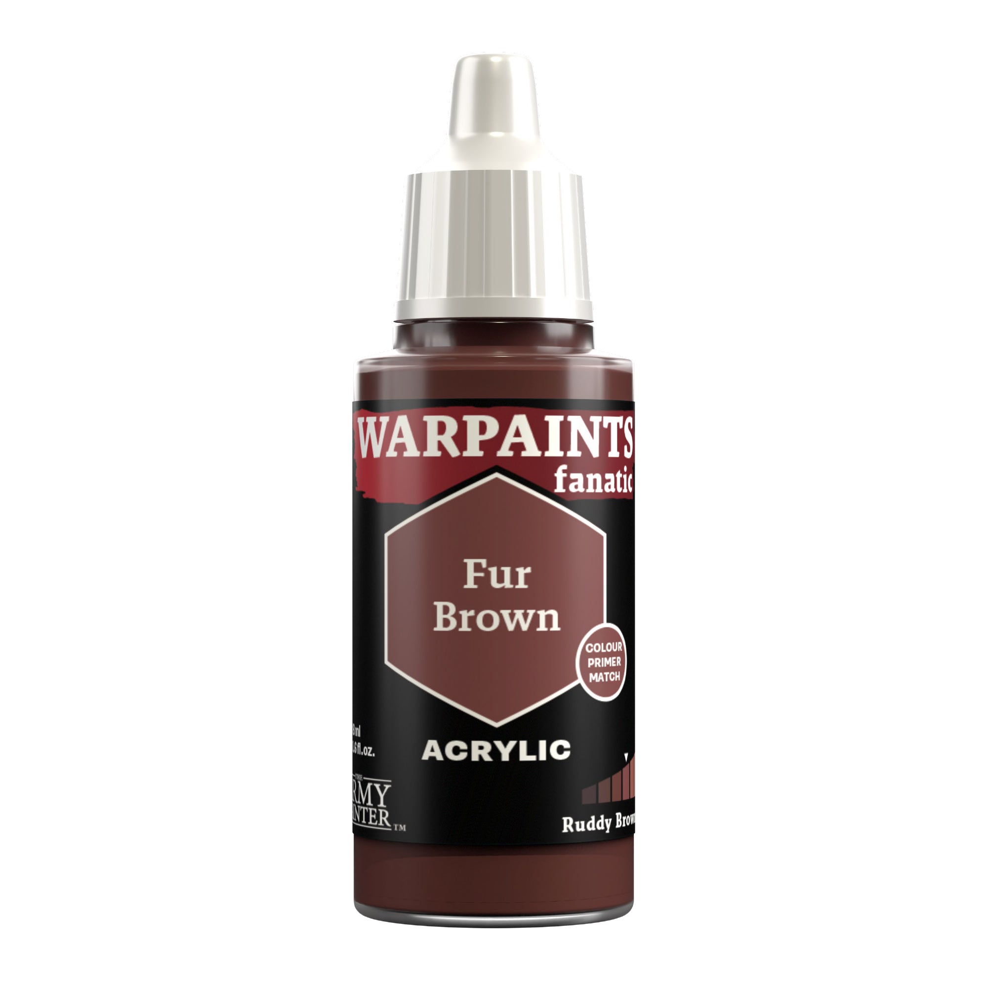Army Painter Warpaints Fanatic Acrylic, Fur Brown | 5713799311213
