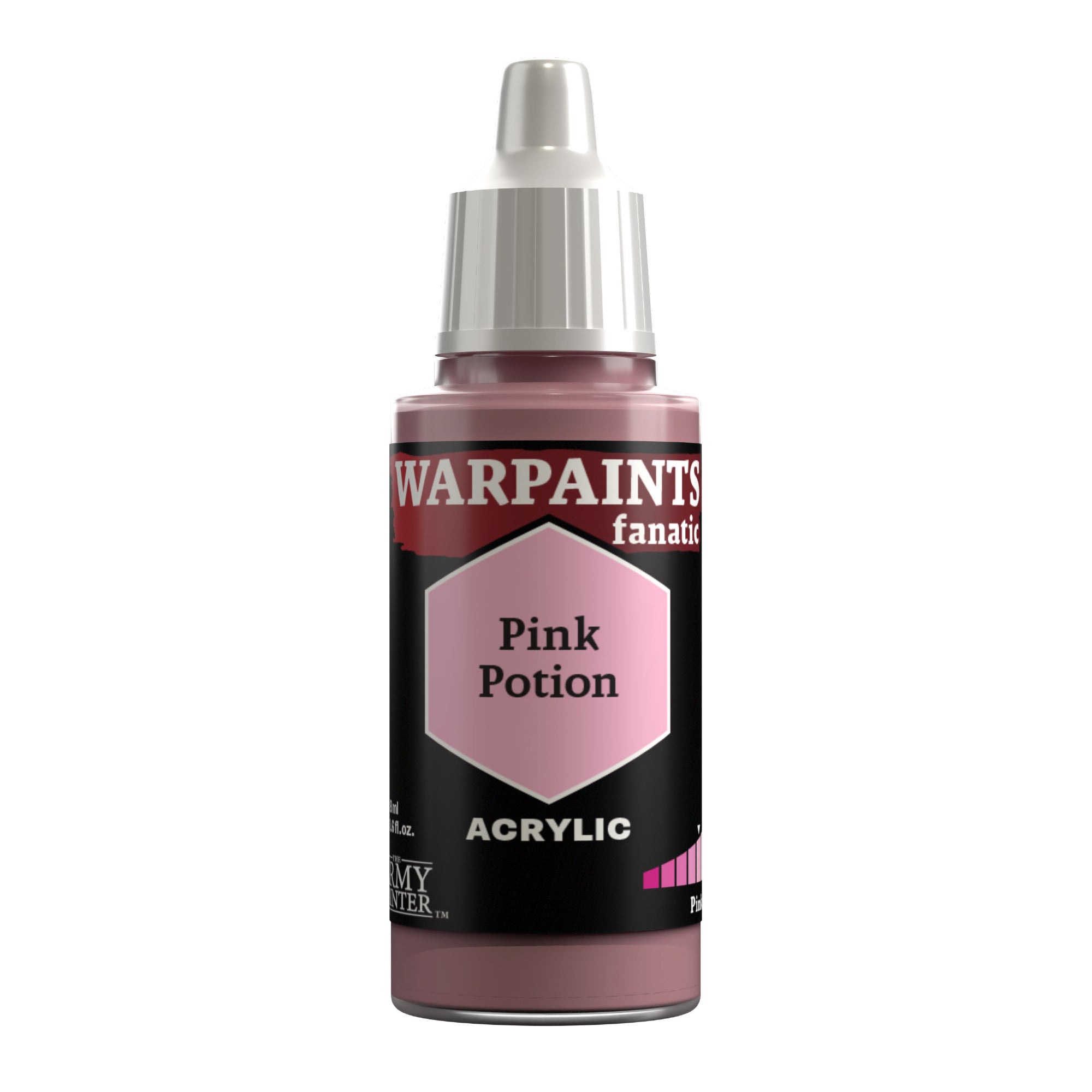 Army Painter Warpaints Fanatic Acrylic, Pink Potion | 5713799312500
