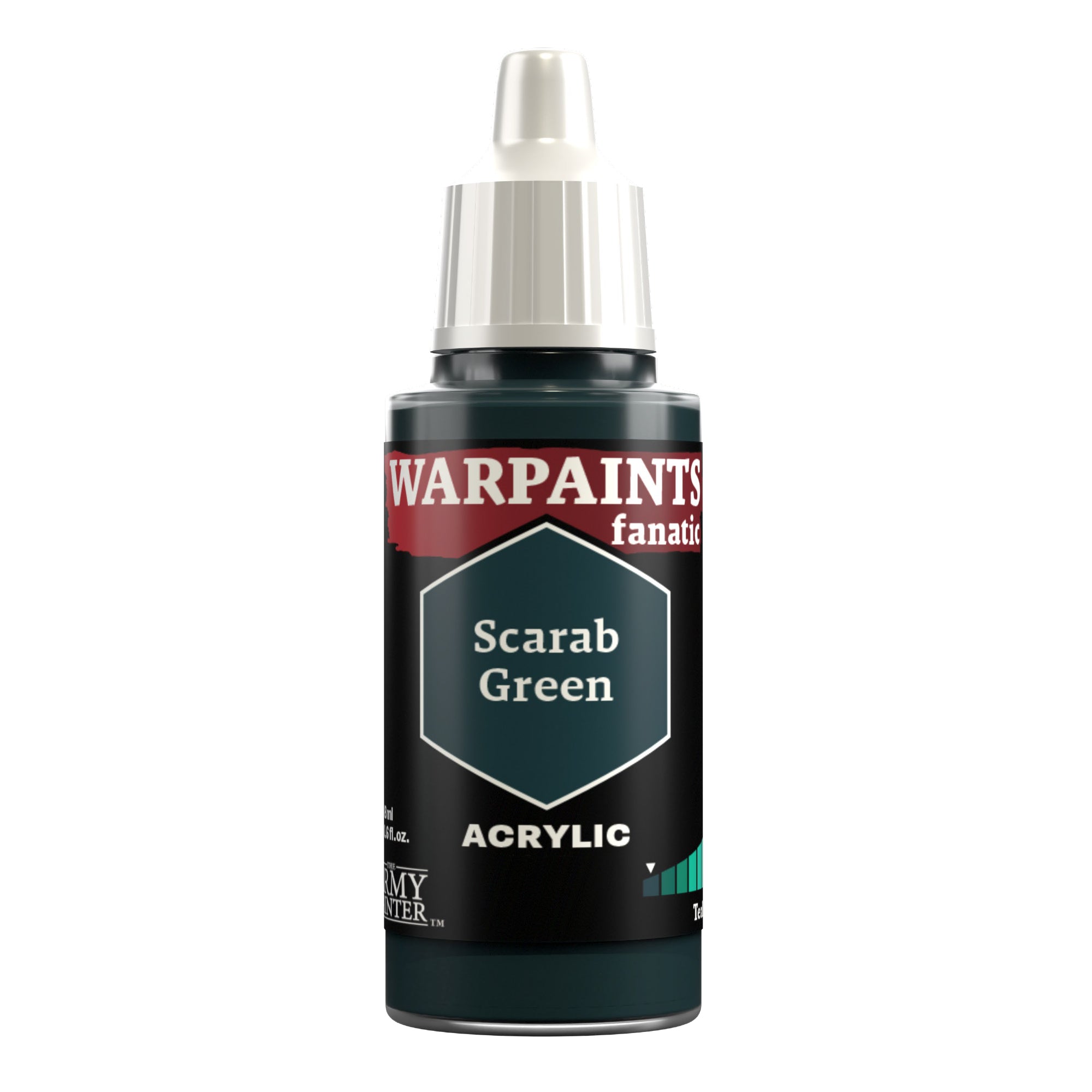 Army Painter Warpaints Fanatic Acrylic, Scarab Green | 5713799304307