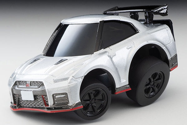 TomyTec Choro Q QS-05B Nissan Gt-R Nid7:D27Smo Nismo N Attack Package Silver | 4543736328506