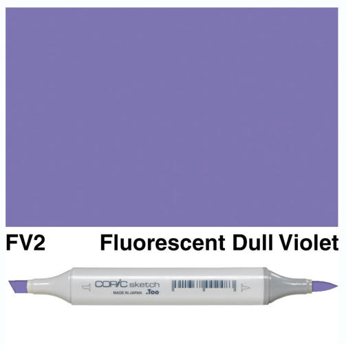Copic Sketch Marker Fluorescents, Dull Violet FV | 4511338009109