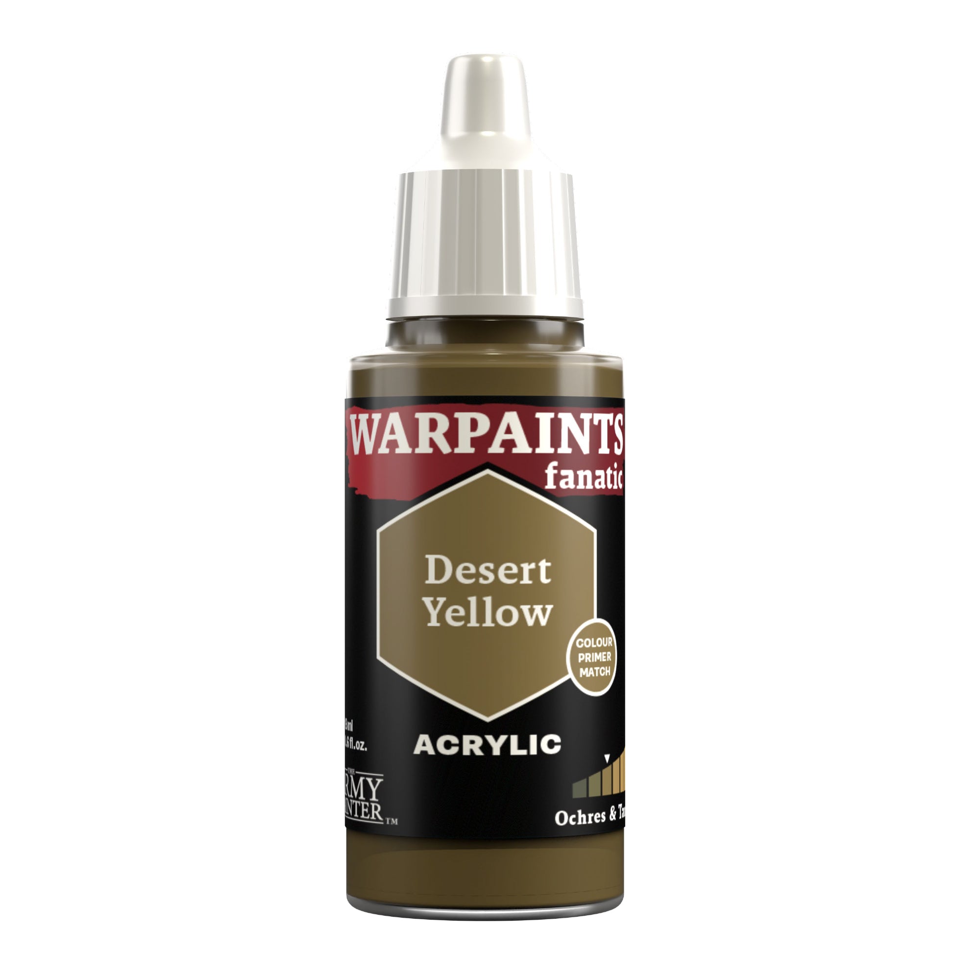 Army Painter Warpaints Fanatic Acrylic, Desert Yellow | 5713799308107