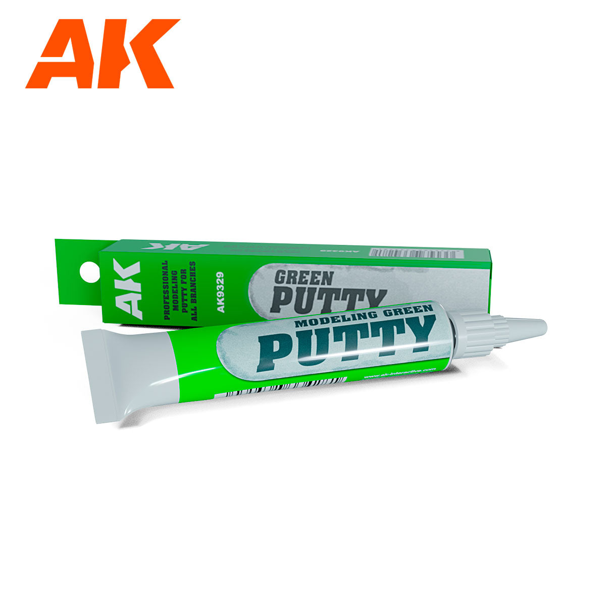 AK Interactive Modelling Green Putty - High Quality | 8435568334281