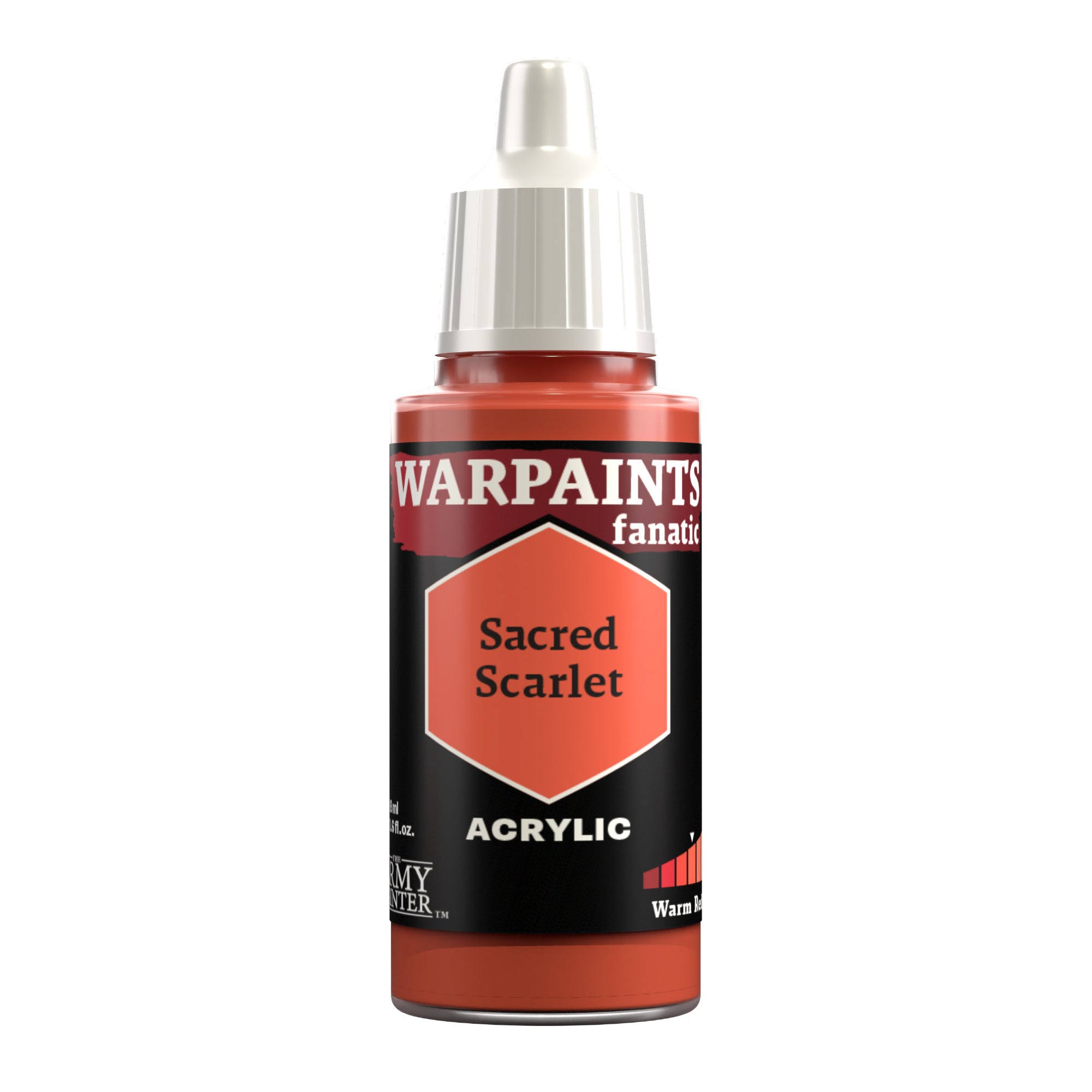 Army Painter Warpaints Fanatic Acrylic, Sacred Scarlet | 5713799310605