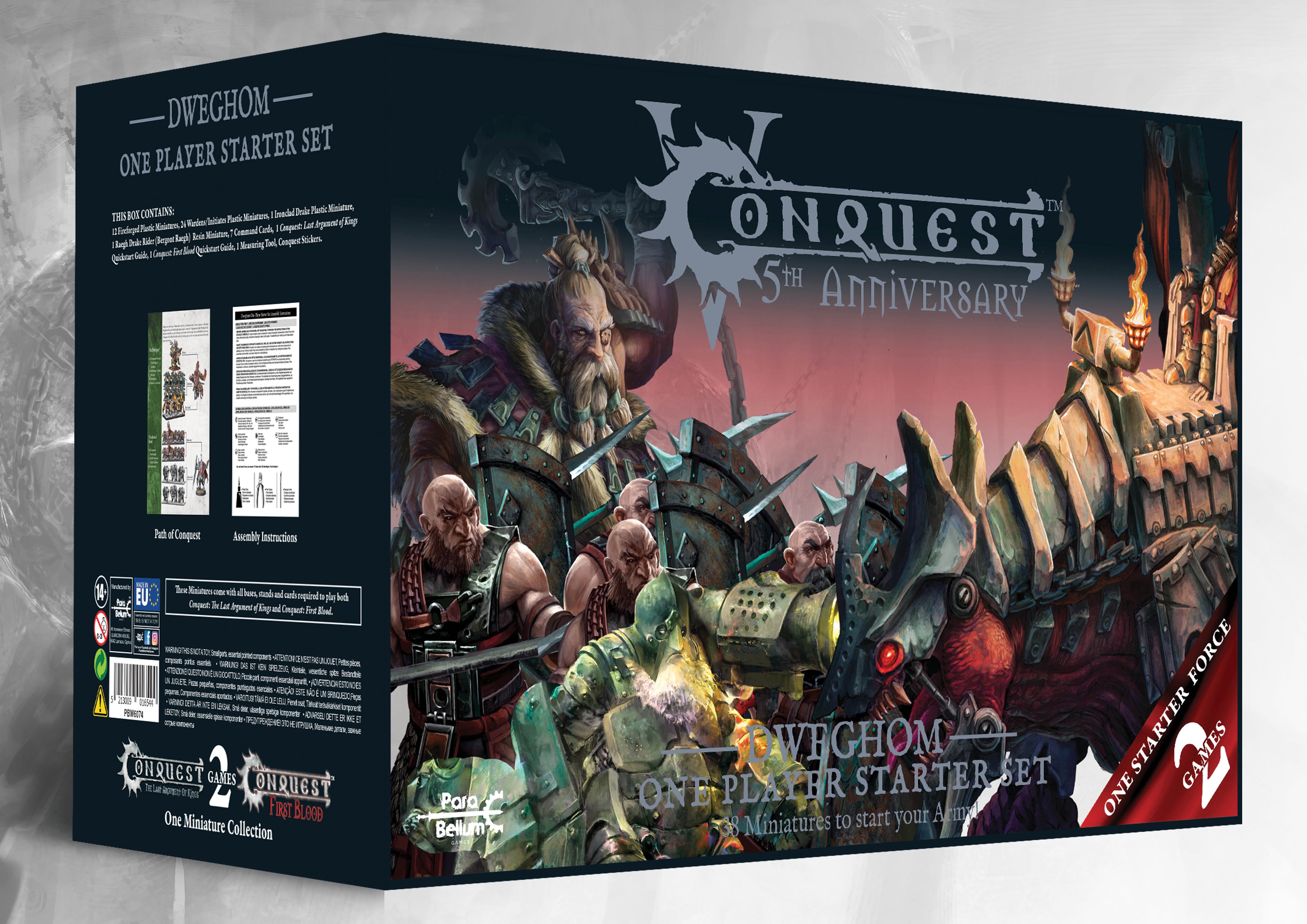 Conquest, Dweghom - Conquest 5th Anniversary Supercharged Starter Set (PBW6074) | 5213009016544