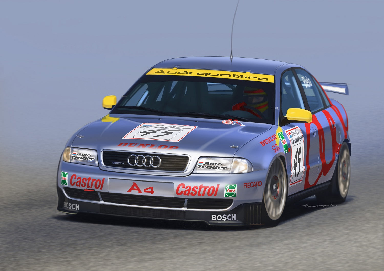 Platz Nunu 1/24 Racing Series Audi A4 '96 BTCC World Champion | 4545782086515