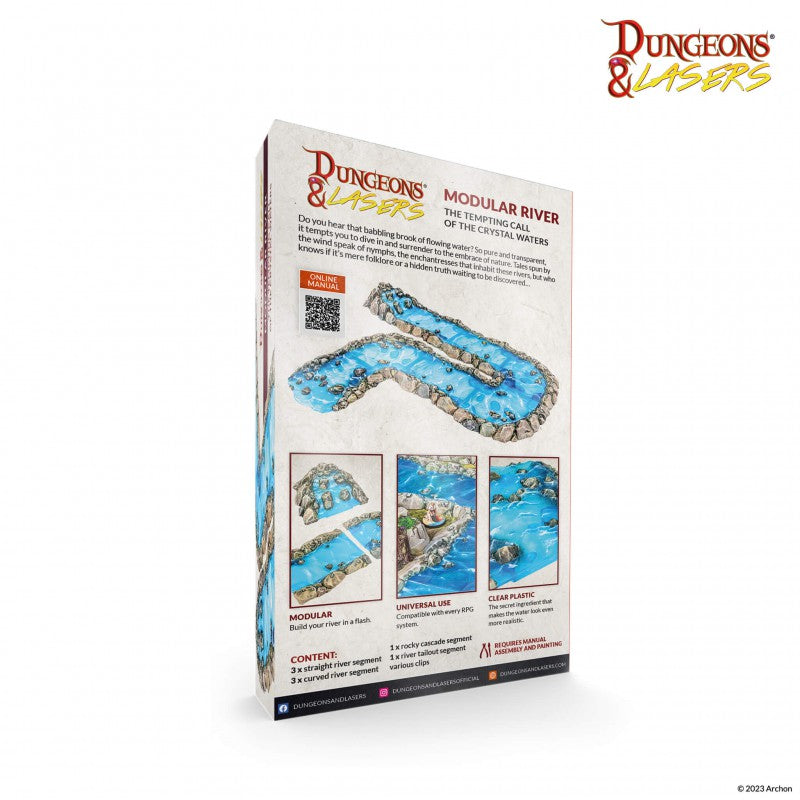 Archon Studio Dungeons and Lasers: Modular River (D&L: Expansion Sets) | 5901414674168