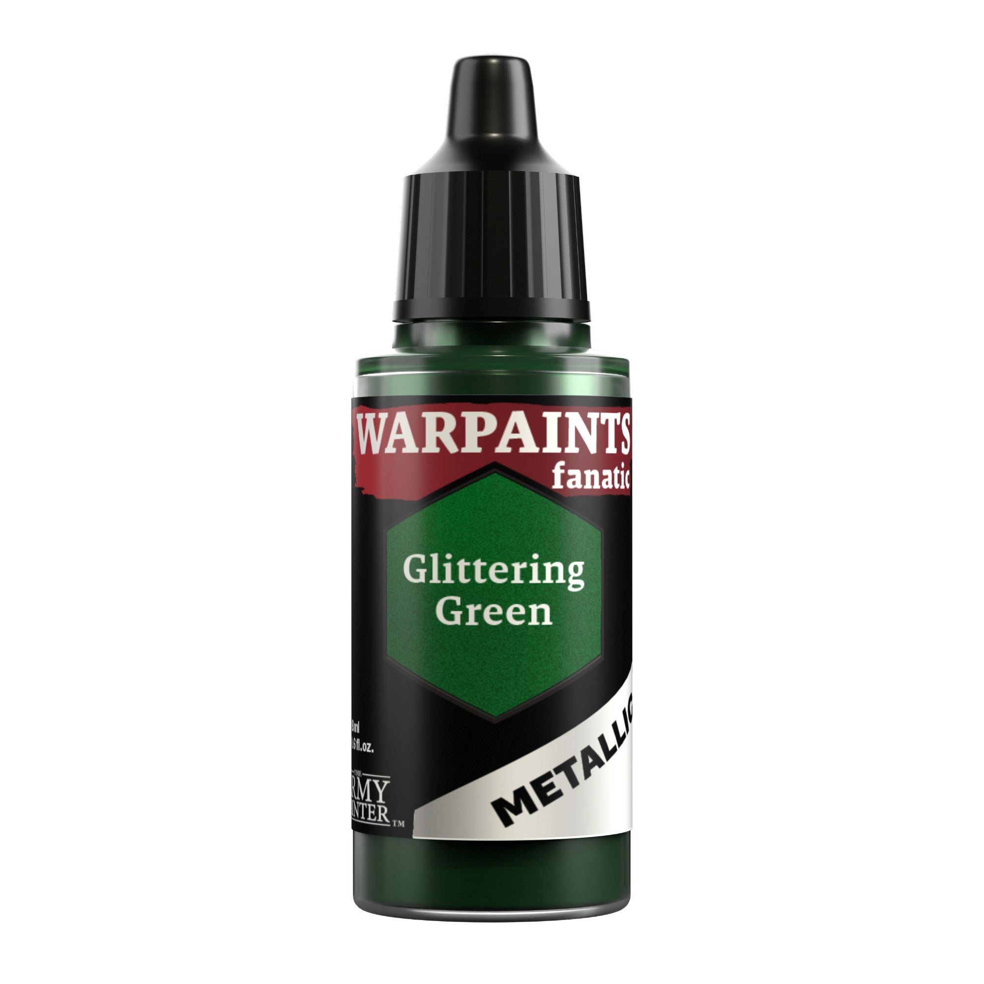 Army Painter Warpaints Fanatic Metallic, Glittering Green | 5713799319707