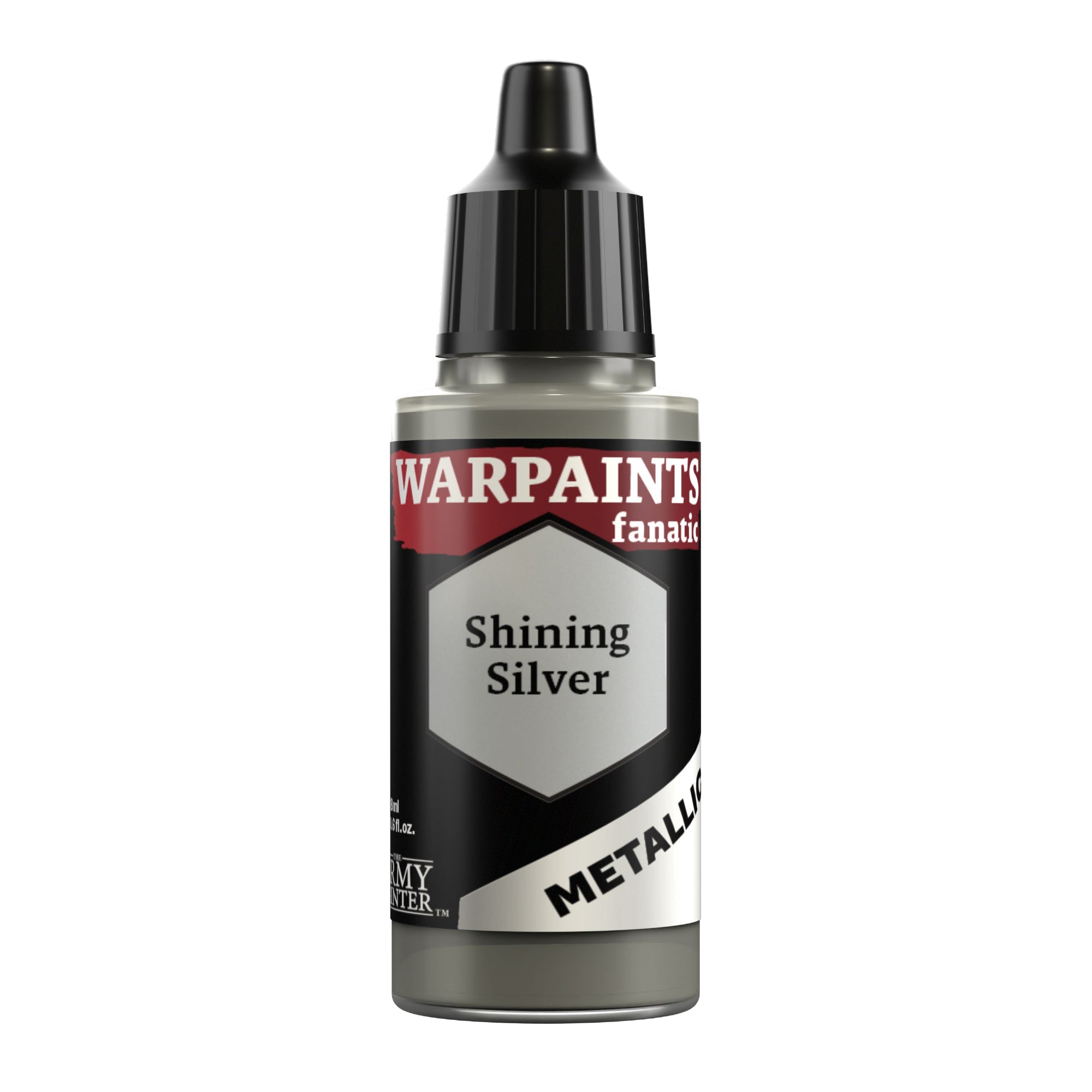 Army Painter Warpaints Fanatic Metallic, Shining Silver | 5713799319103