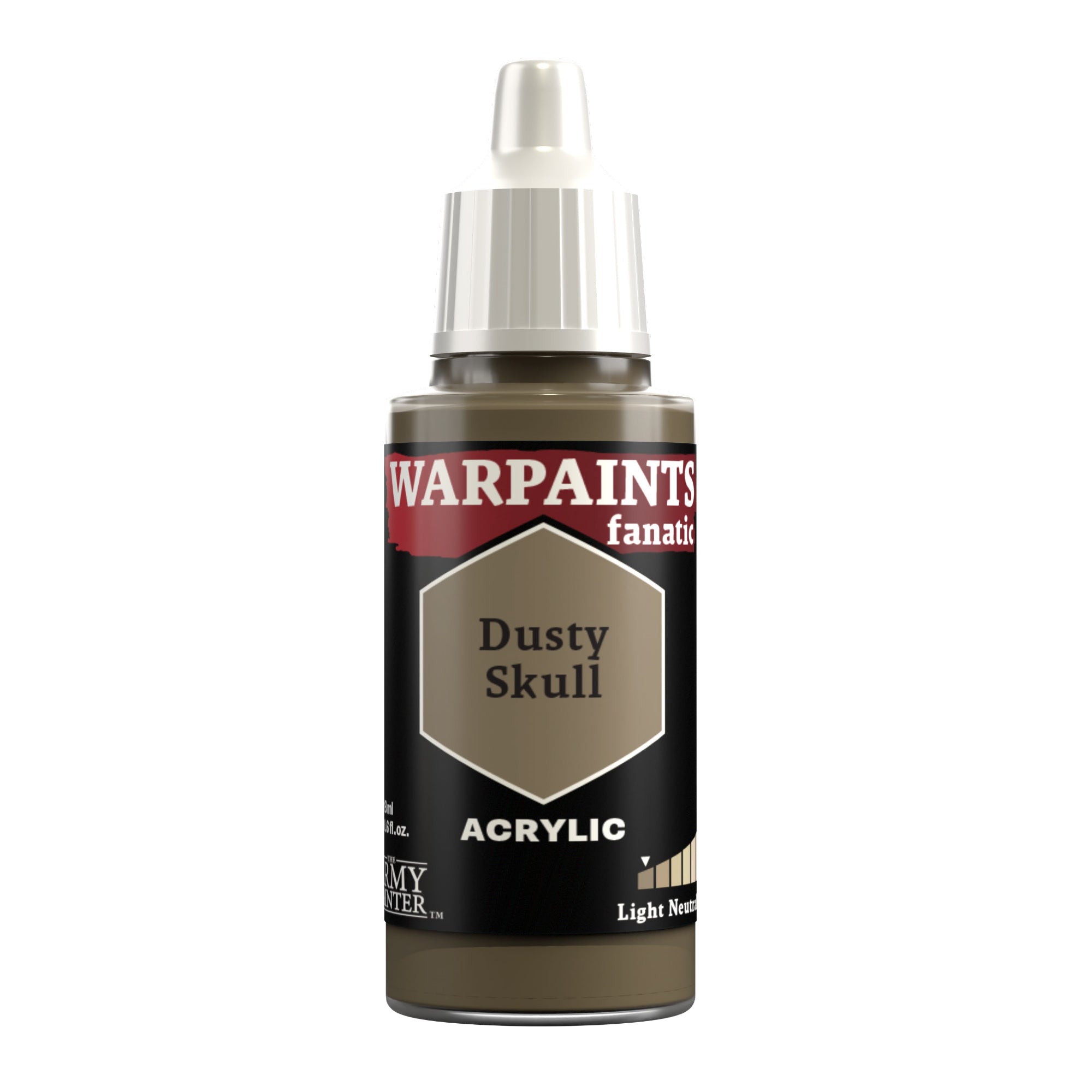Army Painter Warpaints Fanatic Acrylic, Dusty Skull | 5713799308503