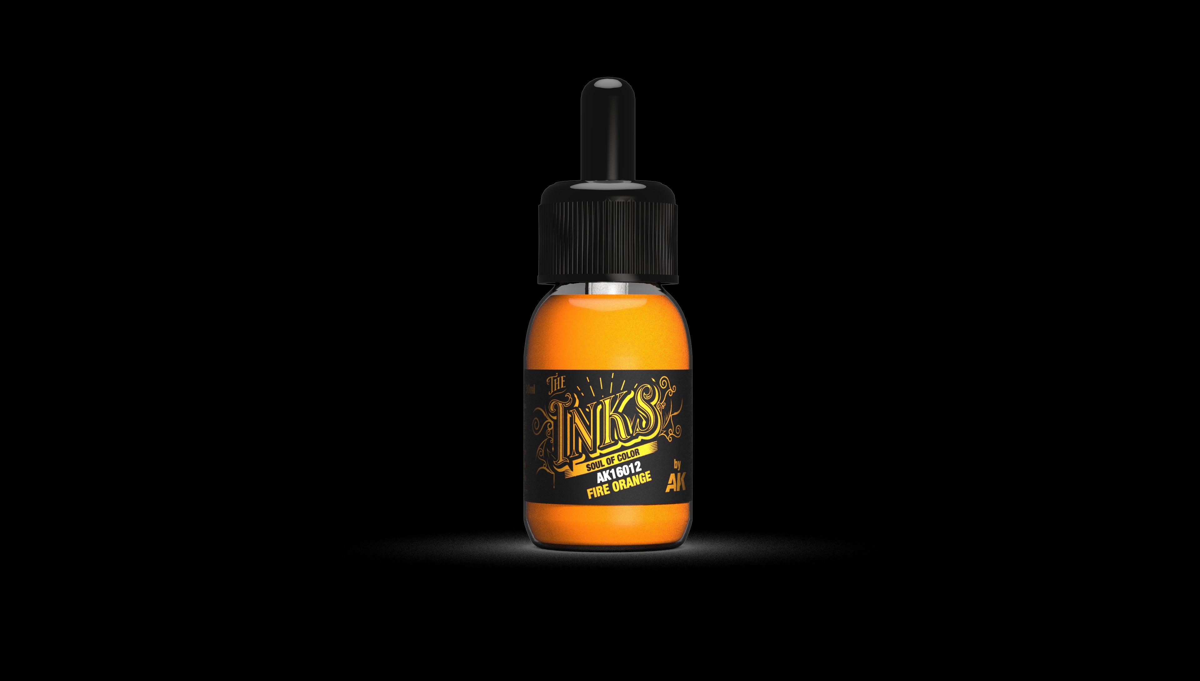 AK Interactive The INKS Fire Orange 30 ml | 8435568334854
