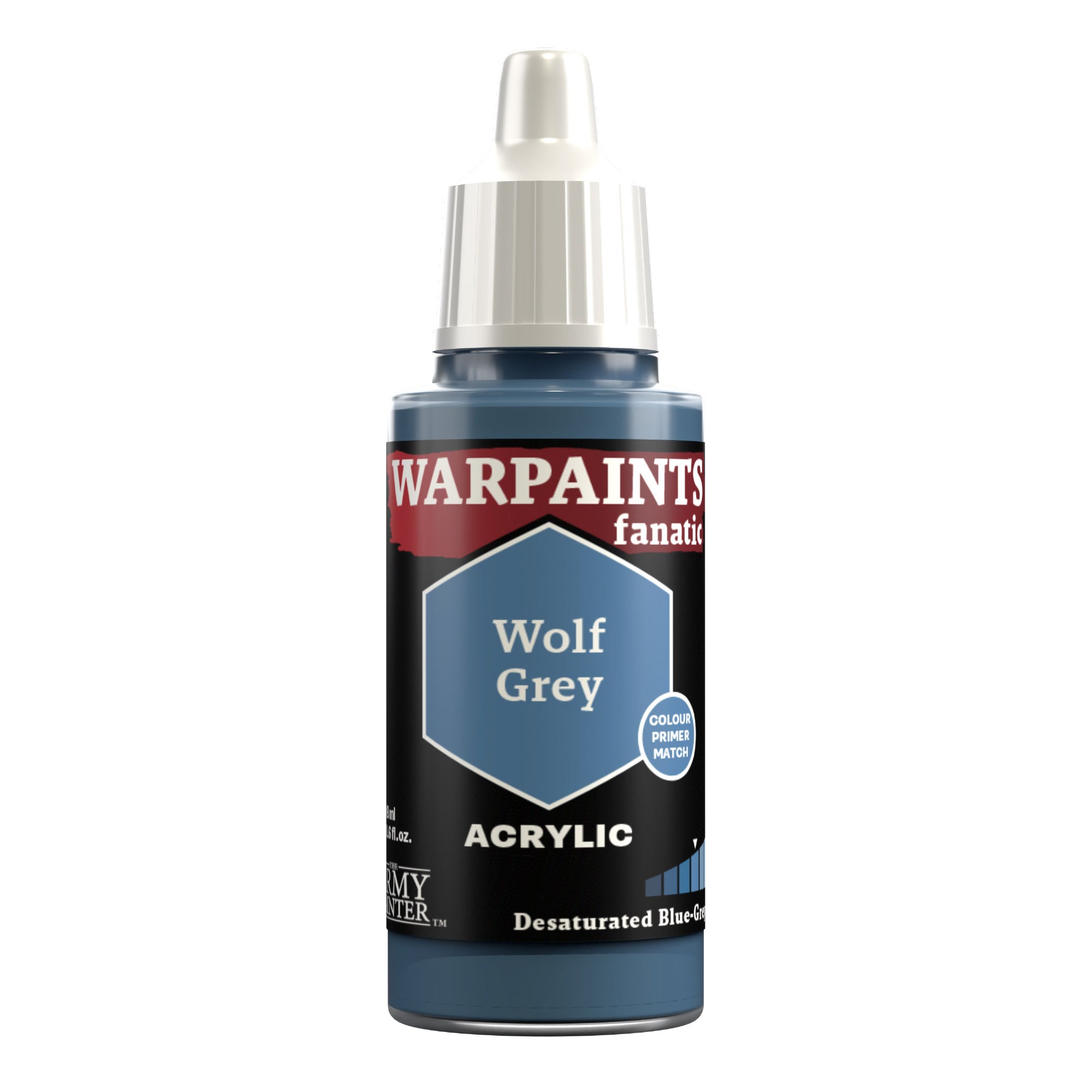Army Painter Warpaints Fanatic Acrylic, Wolf Grey | 5713799301603
