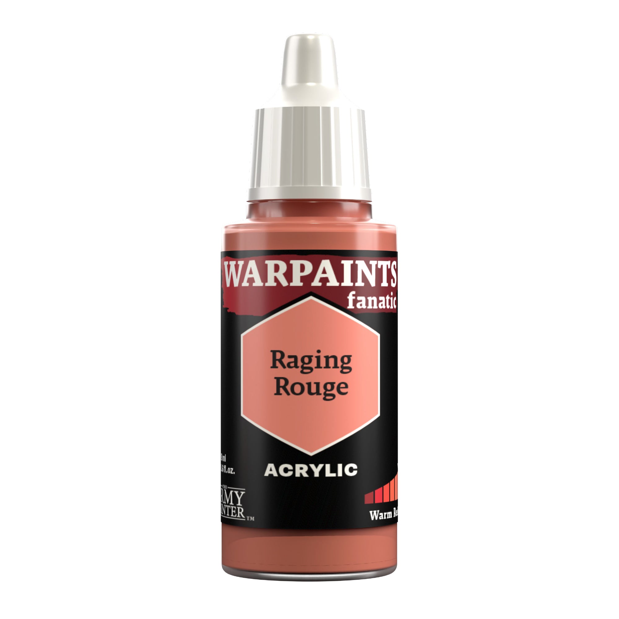 Army Painter Warpaints Fanatic Acrylic, Raging Rouge | 5713799310803
