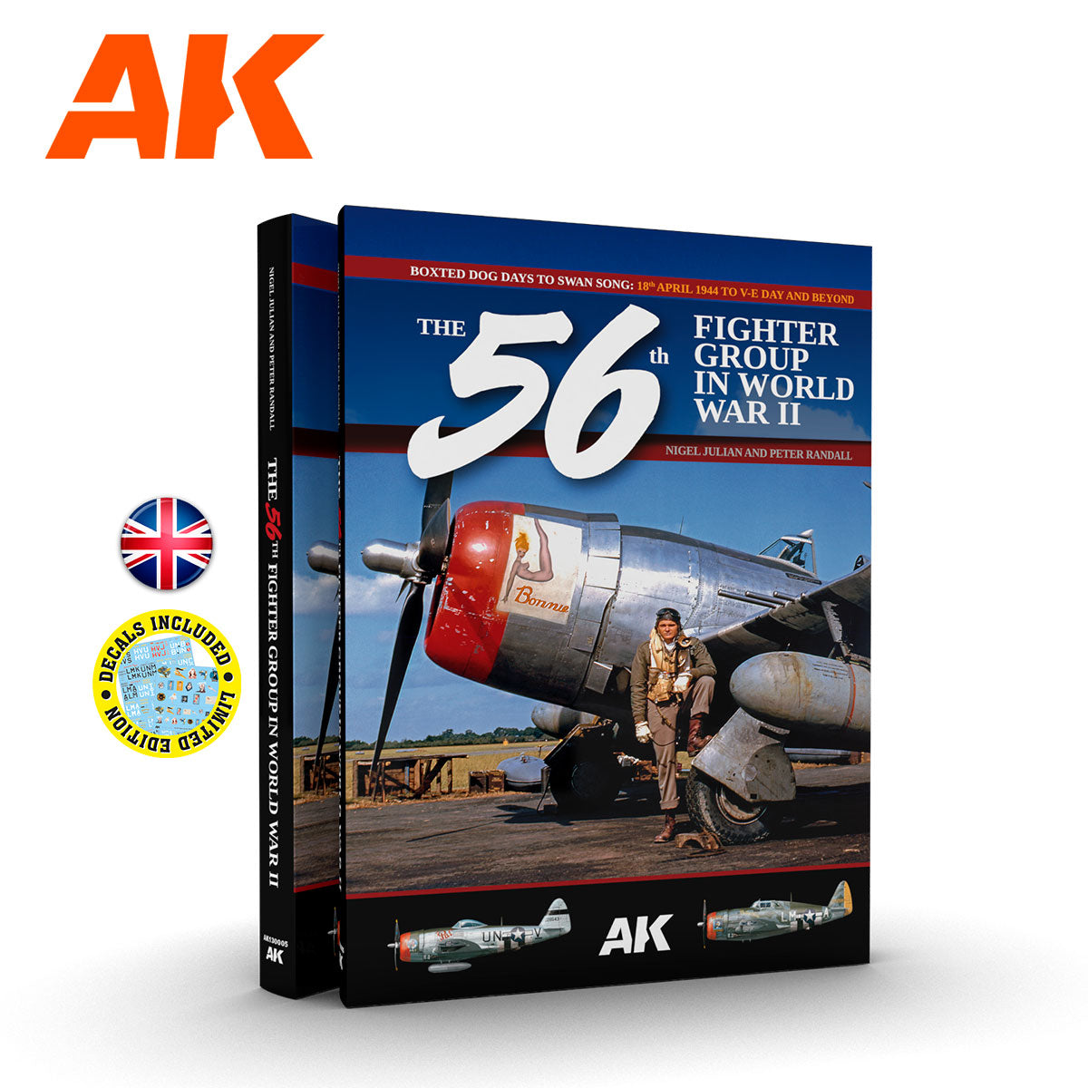 AK Interactive The 56th Fighter Group In World War II: 18th April 1944 To V-E Day And Beyond (English) | 8435568331150