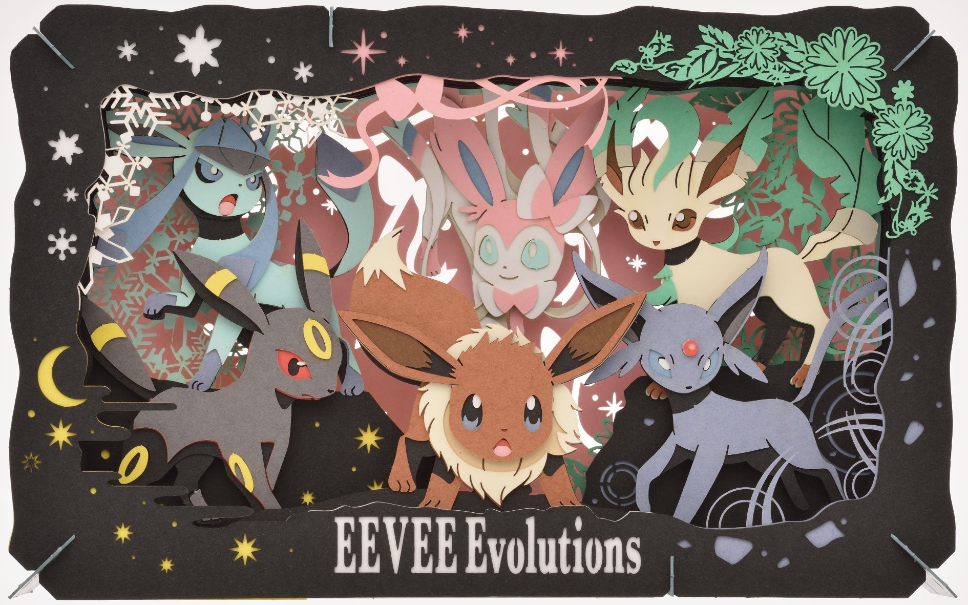 Ensky Paper Theater PK-L02 Eevee Evolutions 2 "Pokemon" | 4970381517618