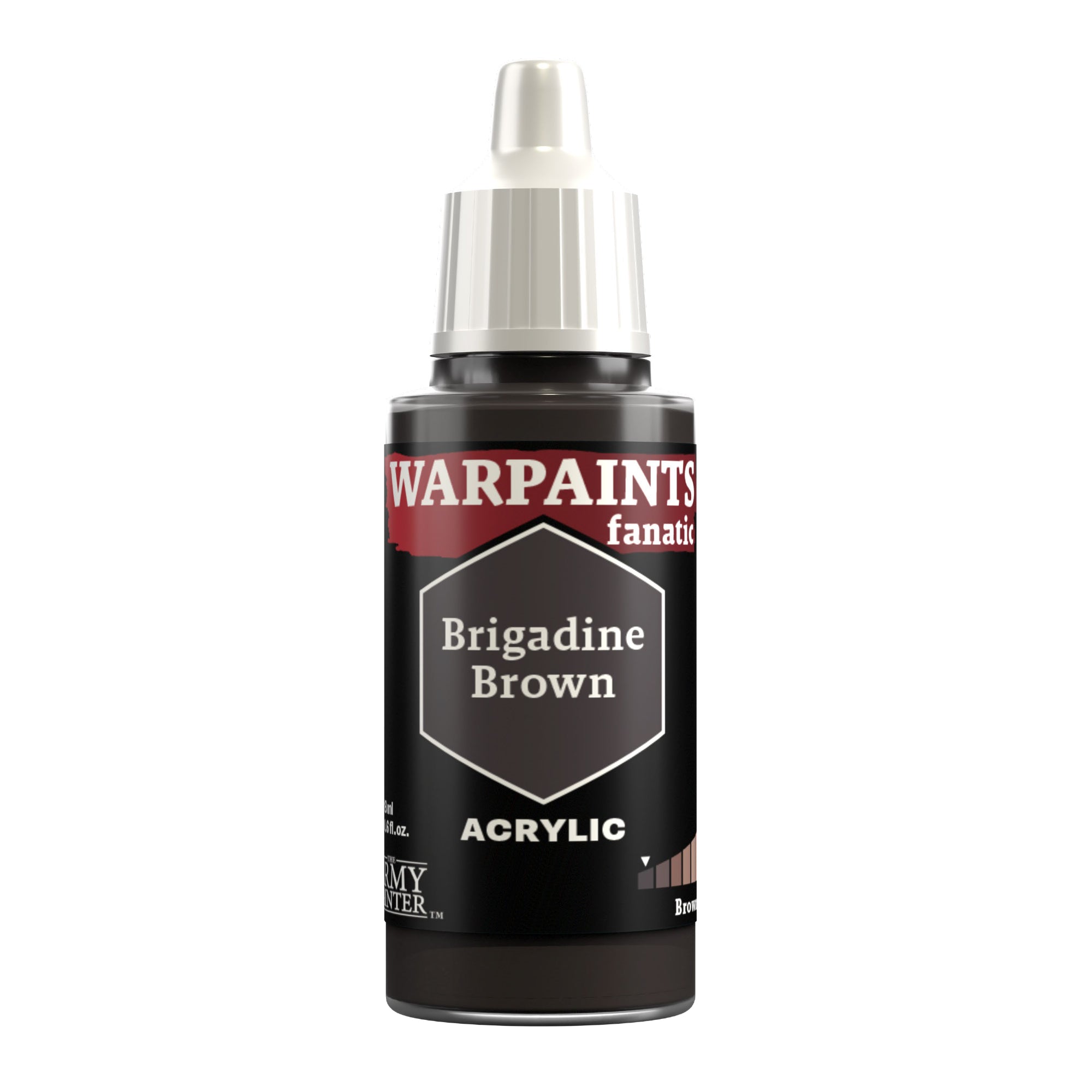 Army Painter Warpaints Fanatic Acrylic, Brigandine Brown | 5713799307308