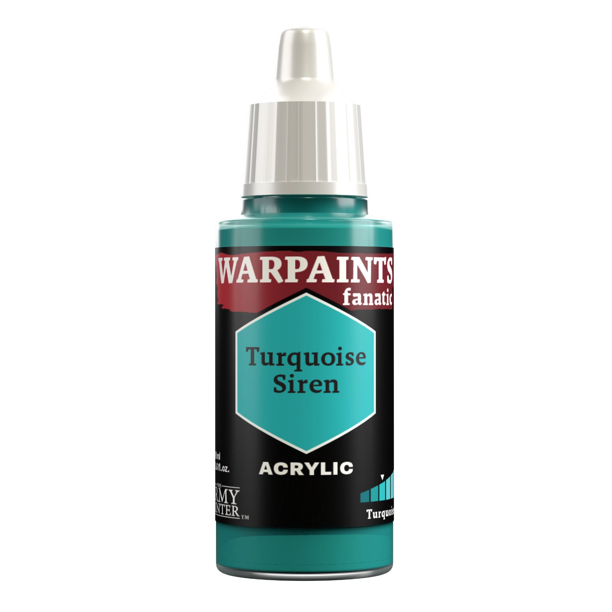 Army Painter Warpaints Fanatic Acrylic, Turquoise Siren | 5713799303904