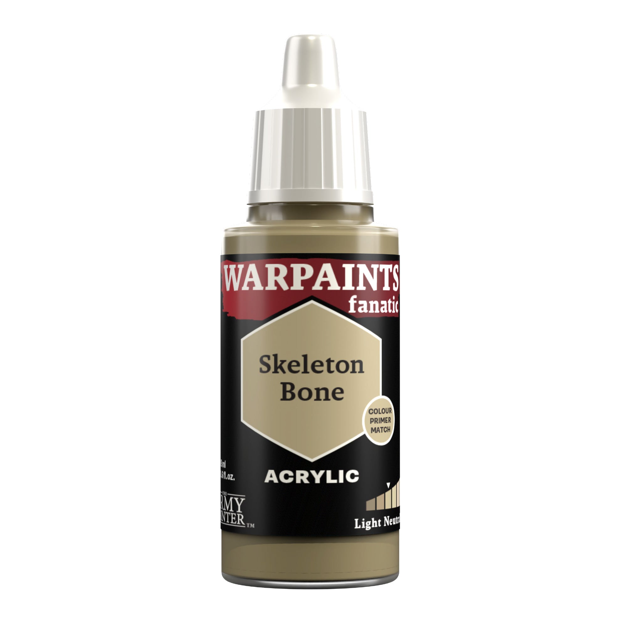 Army Painter Warpaints Fanatic Acrylic, Skeleton Bone | 5713799308701