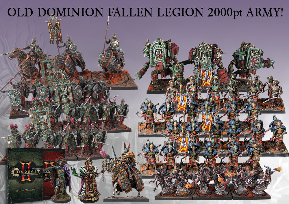 Conquest, Old Dominion Fallen Legion 2000pt Army (PBW1043) **Made to Order | 5213009016292