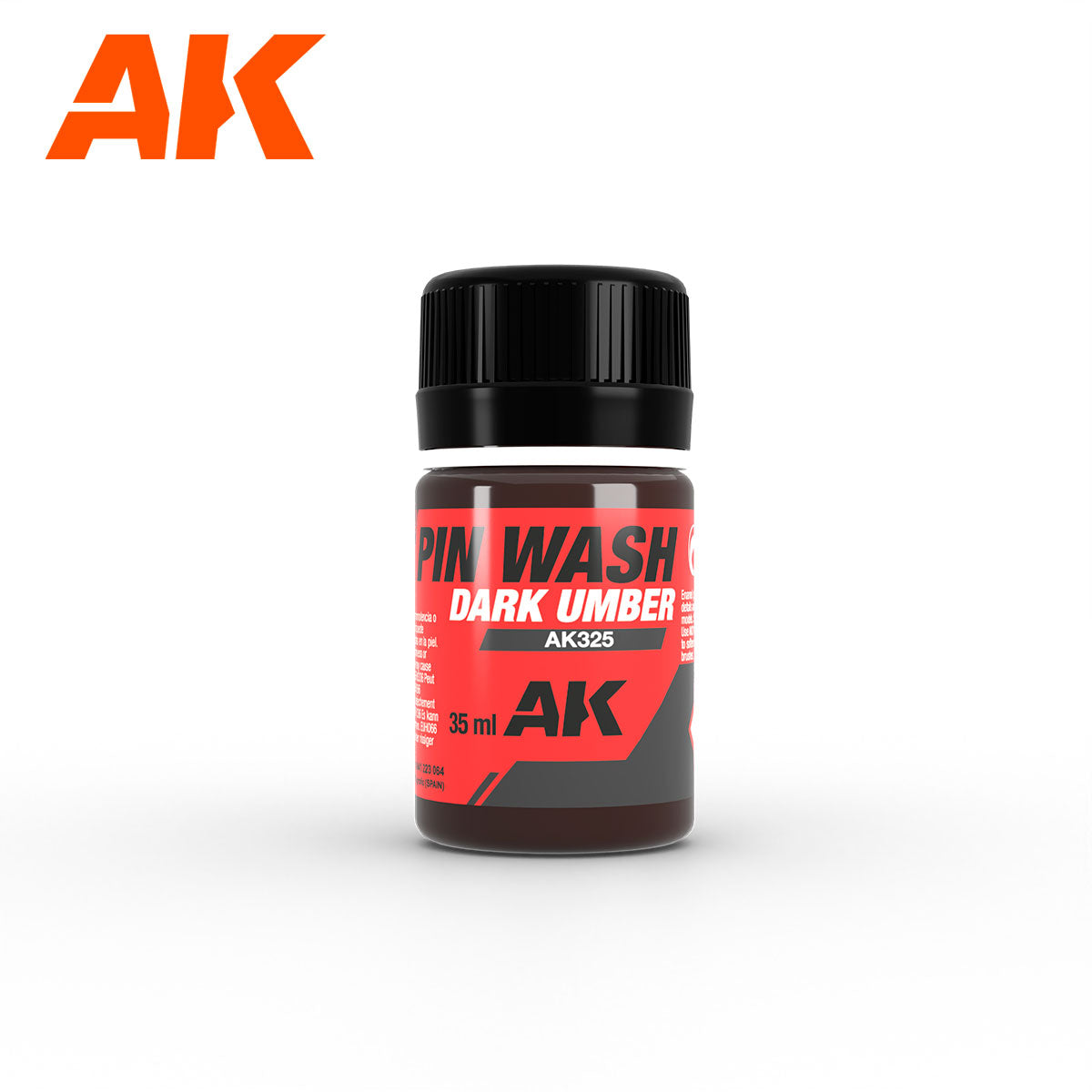 AK Interactive Pin Wash Dark Umber 35ml | 8435568337534