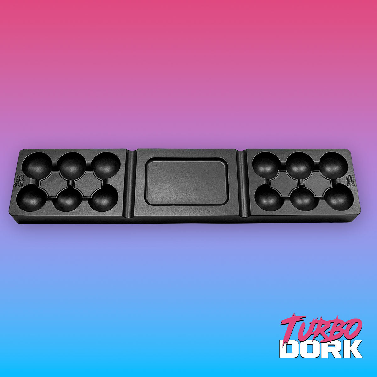 Turbo Dork Silicone Dry Palette (Large, Black) 70g, 228mm x 50mm x 15mm | 850052885038