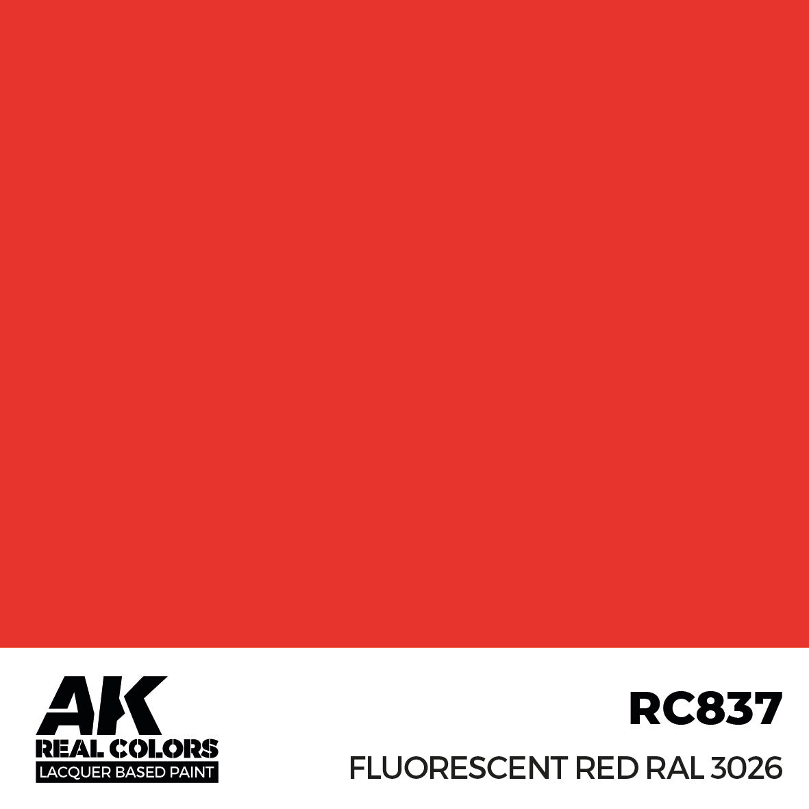 AK Interactive Real Colors Fluorescent Red RAL 3026 17 ml. | 8435568335905
